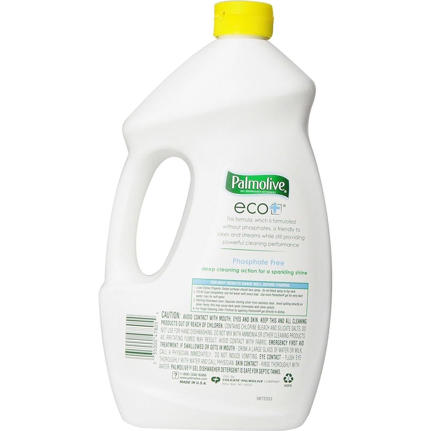 Gel detergente para lavavajillas Palmolive Eco 3.83 kg Limón