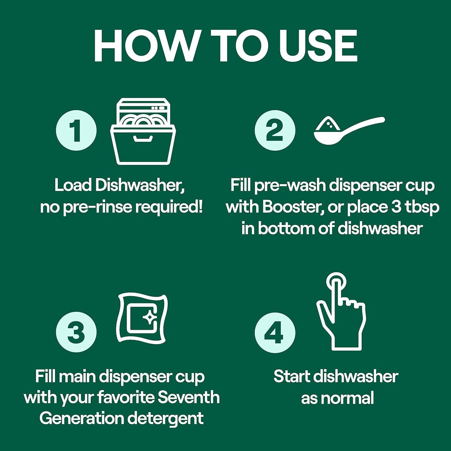 Aditivo para Lavavajillas en Polvo Seventh Generation 765g Cítrico