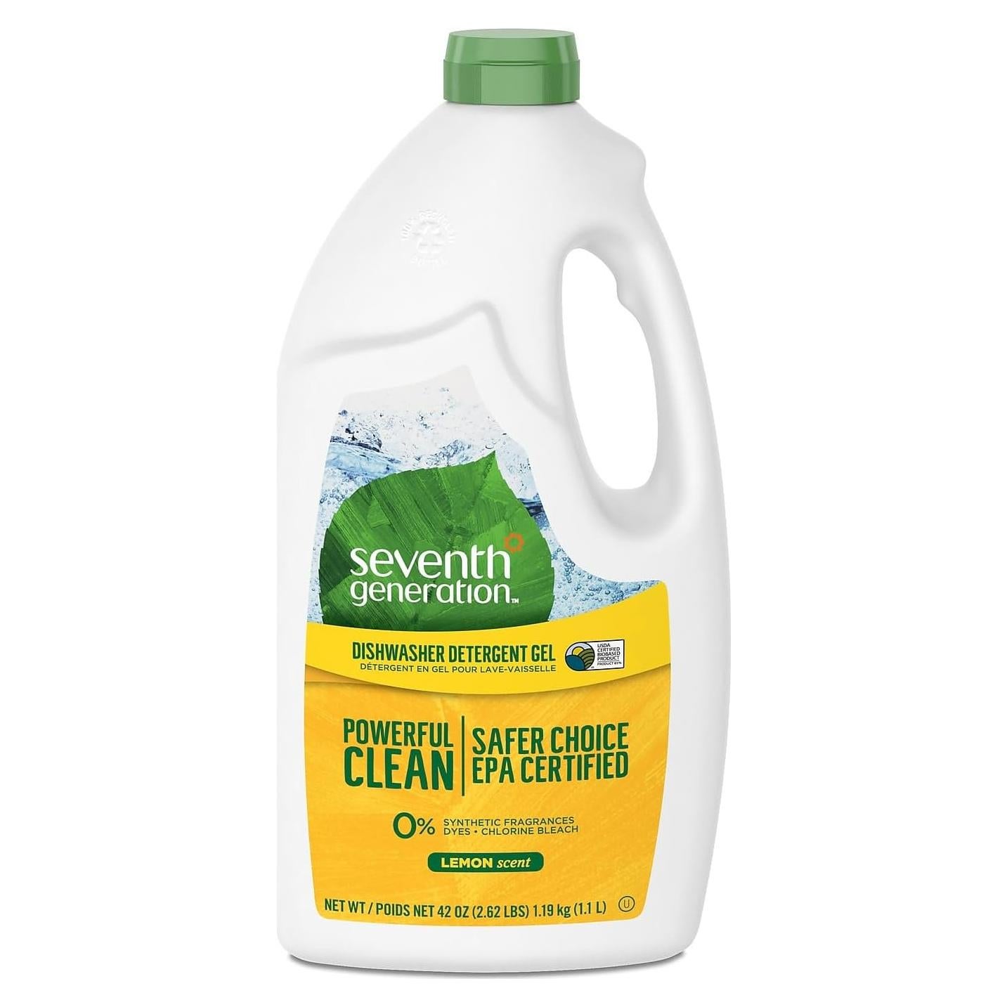 Gel Lavavajillas Natural Seventh Generation Limón 1183.5 ml