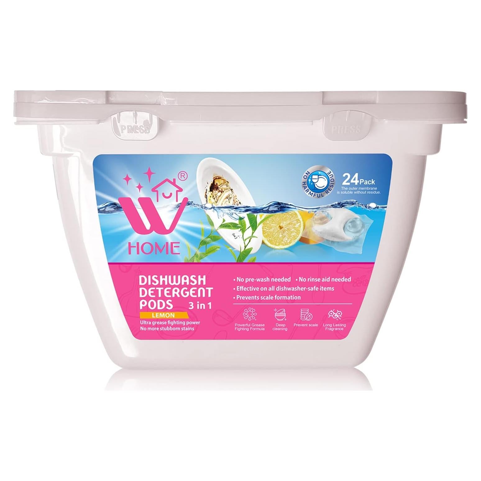 Bolsas de Lavavajillas WBM 24 Unidades con Extracto de Limón