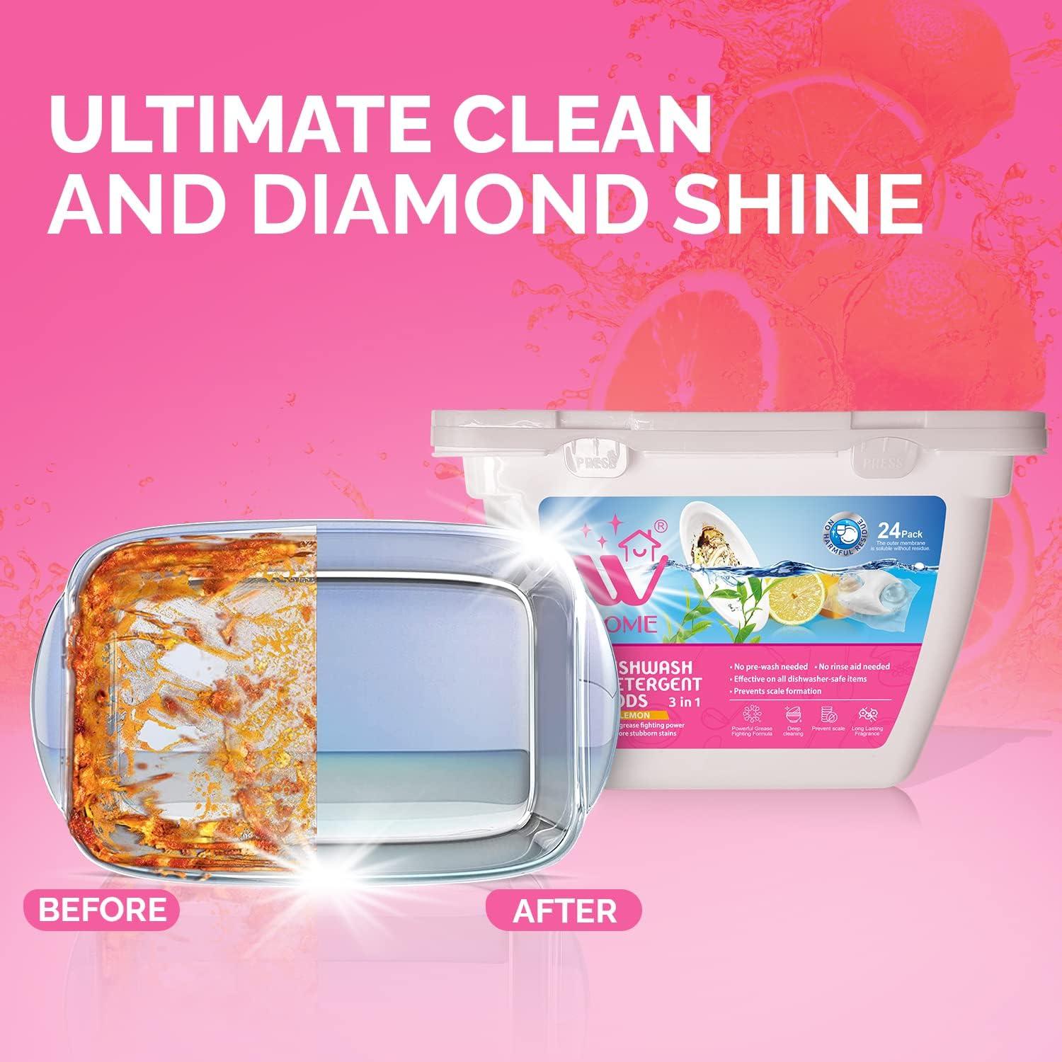 Bolsas de Lavavajillas WBM 24 Unidades con Extracto de Limón