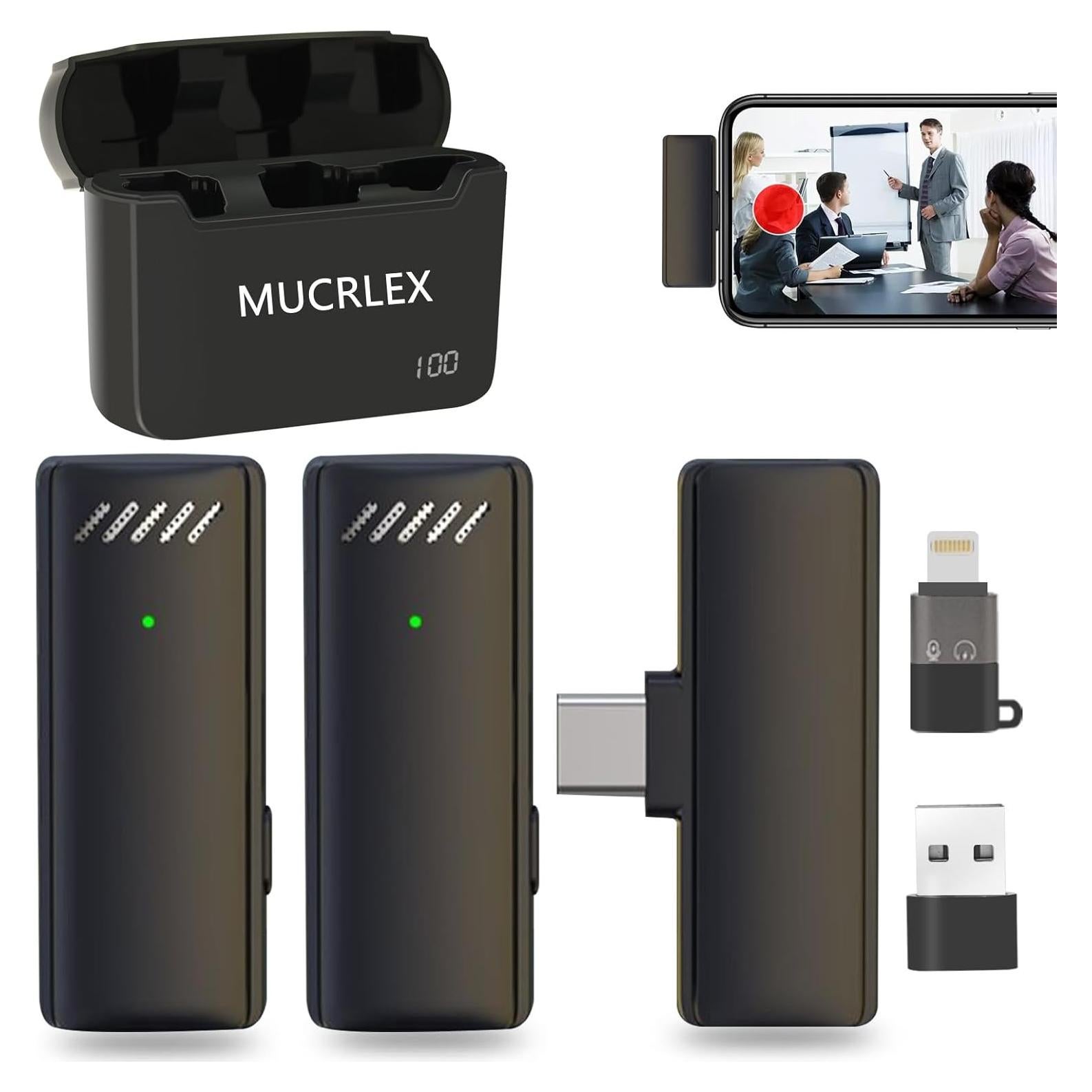 Micrófono Inalámbrico Mucrlex N9102S con Reducción de Ruido