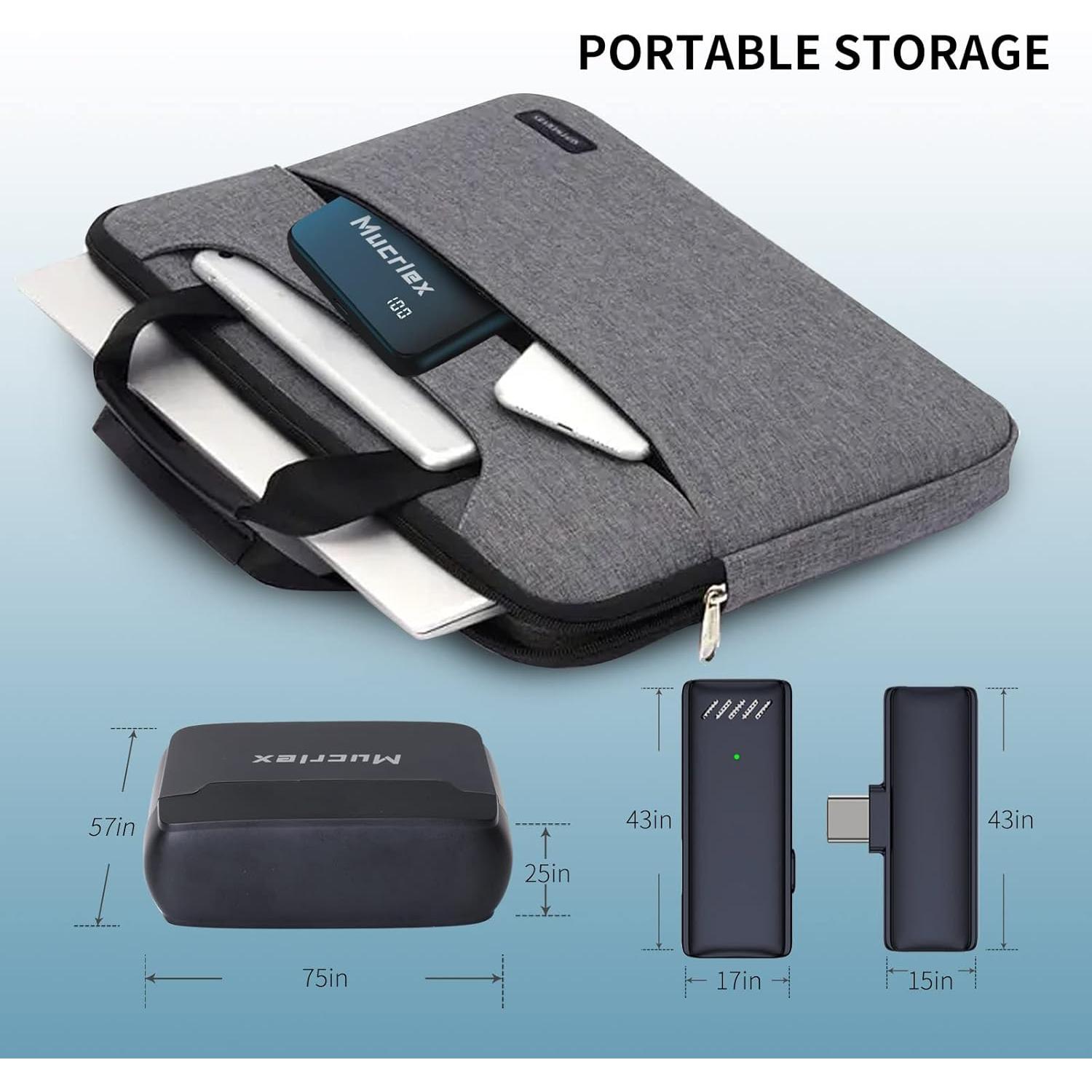 Micrófono Inalámbrico Mucrlex N9102S con Reducción de Ruido