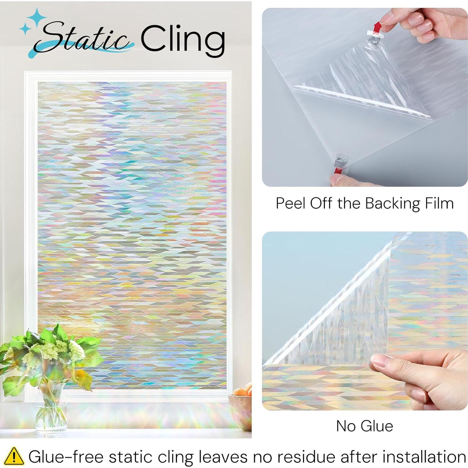 Película de Privacidad DOWELL 3D Arcoíris 44.5x200 cm