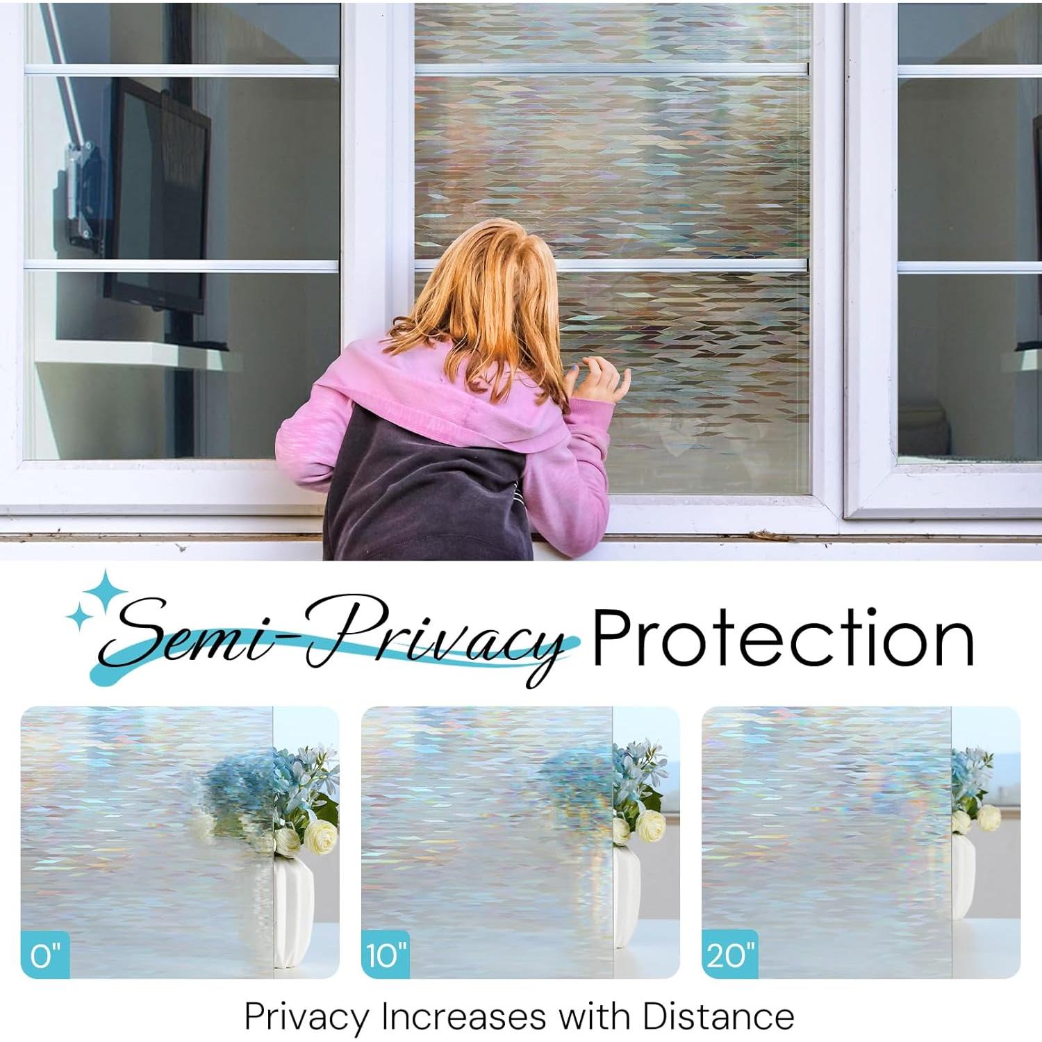 Película de Privacidad DOWELL 3D Arcoíris 44.5x200 cm