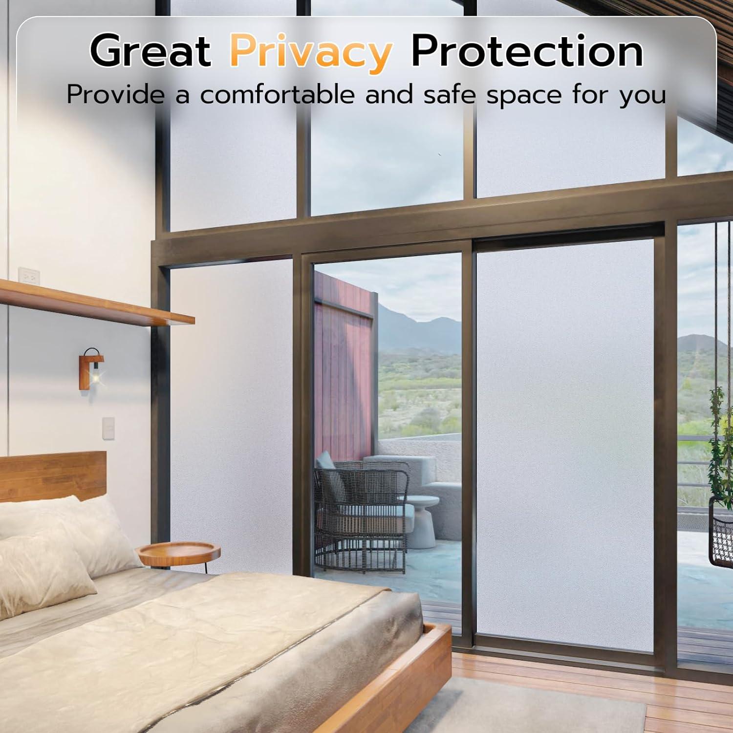 Película de Privacidad LUTE 44.5x200 cm Vinilo Esmerilado