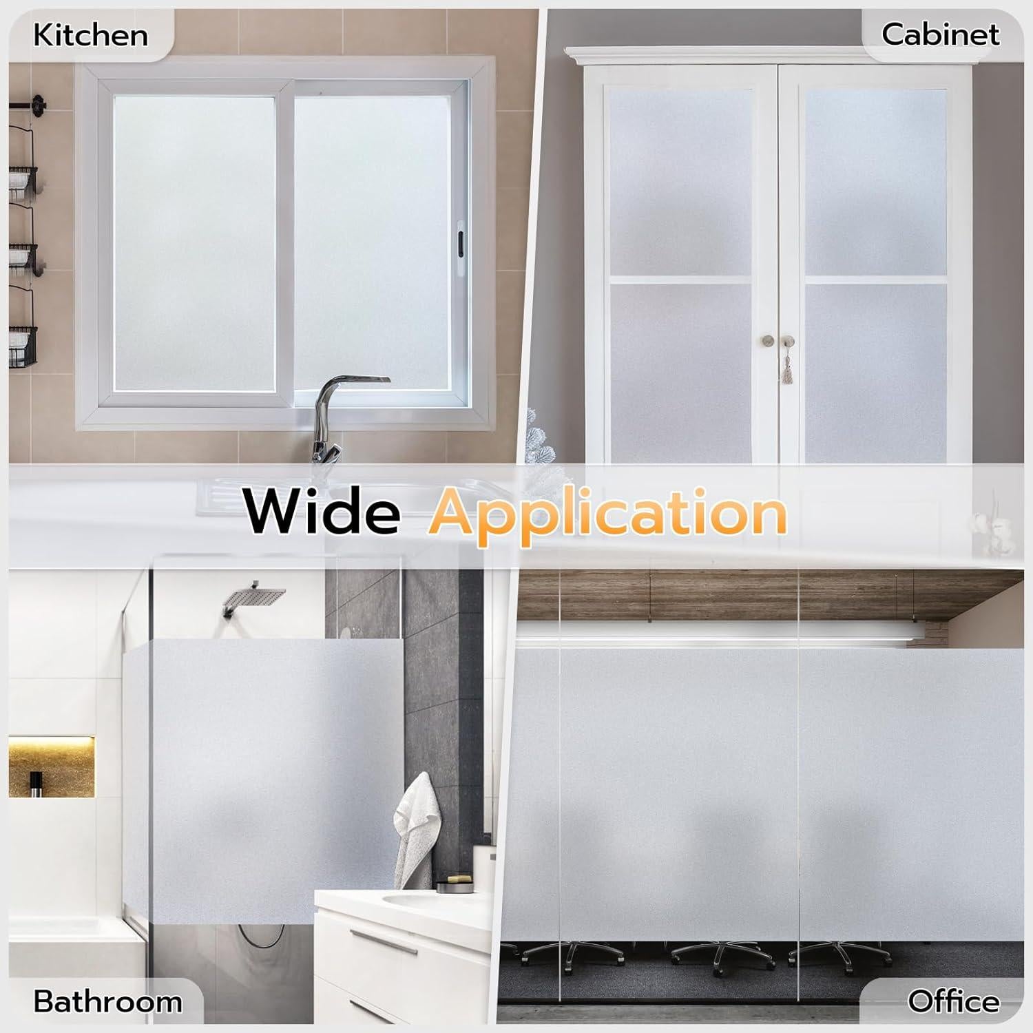 Película de Privacidad LUTE 44.5x200 cm Vinilo Esmerilado