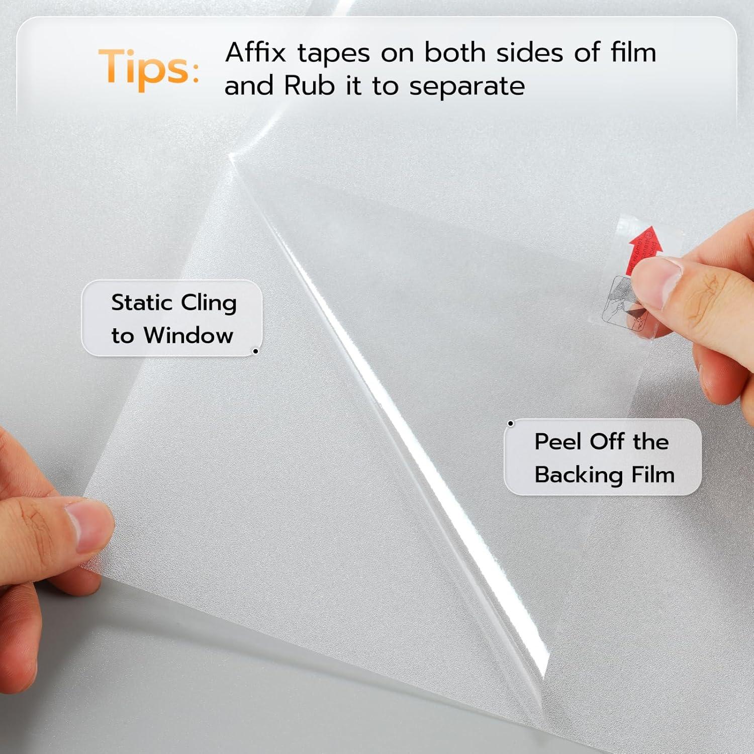 Película de Privacidad LUTE 44.5x200 cm Vinilo Esmerilado