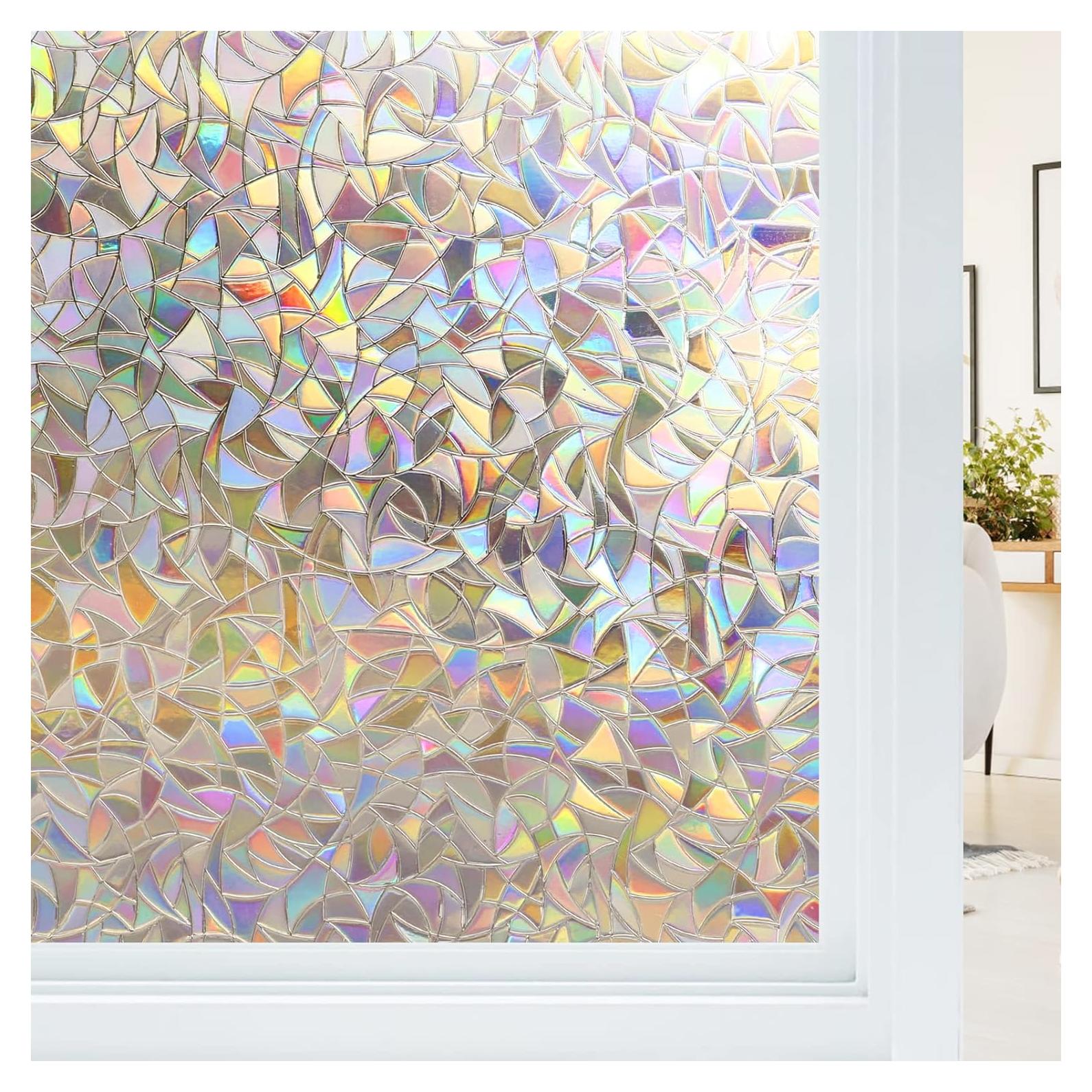 Película de Privacidad Haton 44.5x200 cm Efecto Arcoíris