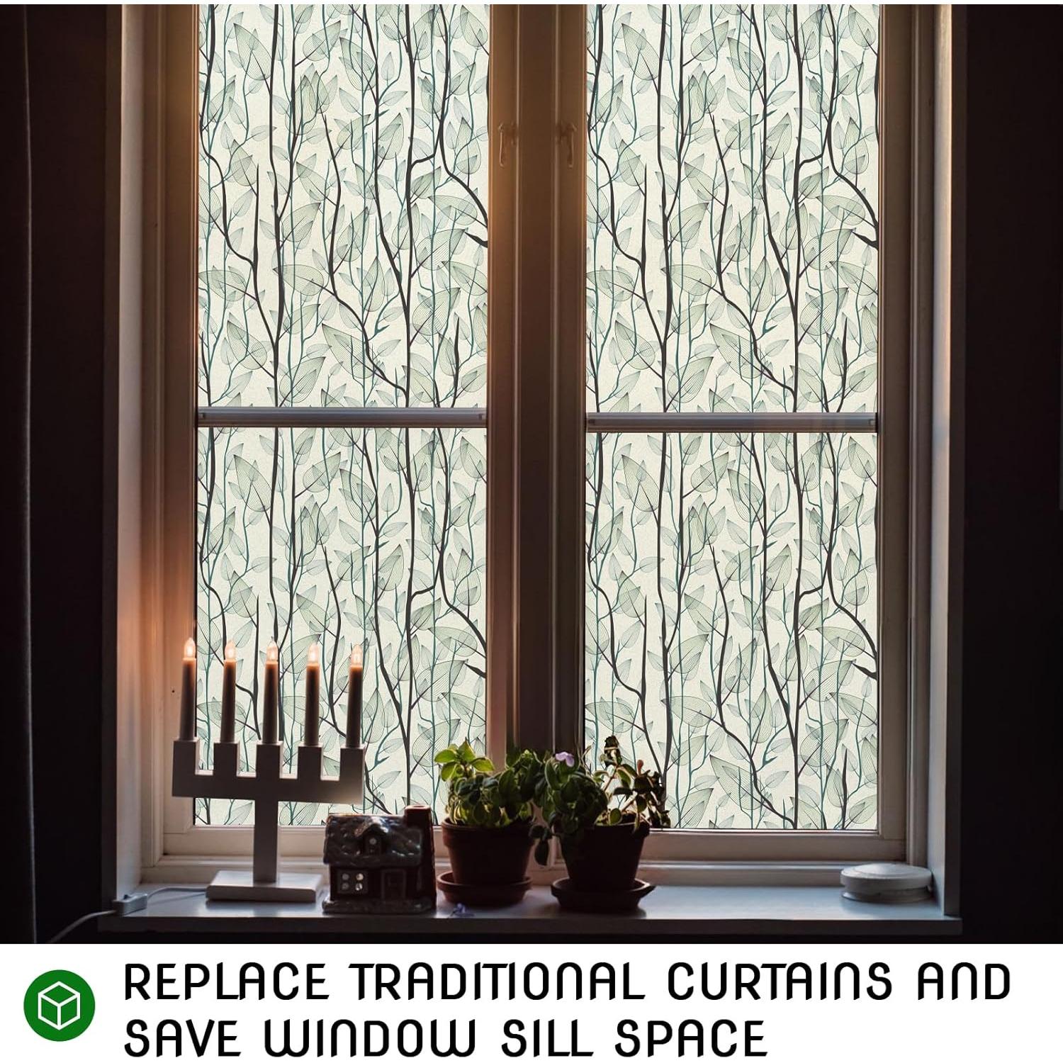 Película de Ventana DKTIE Privacidad 0.89 m² Verde Oscuro