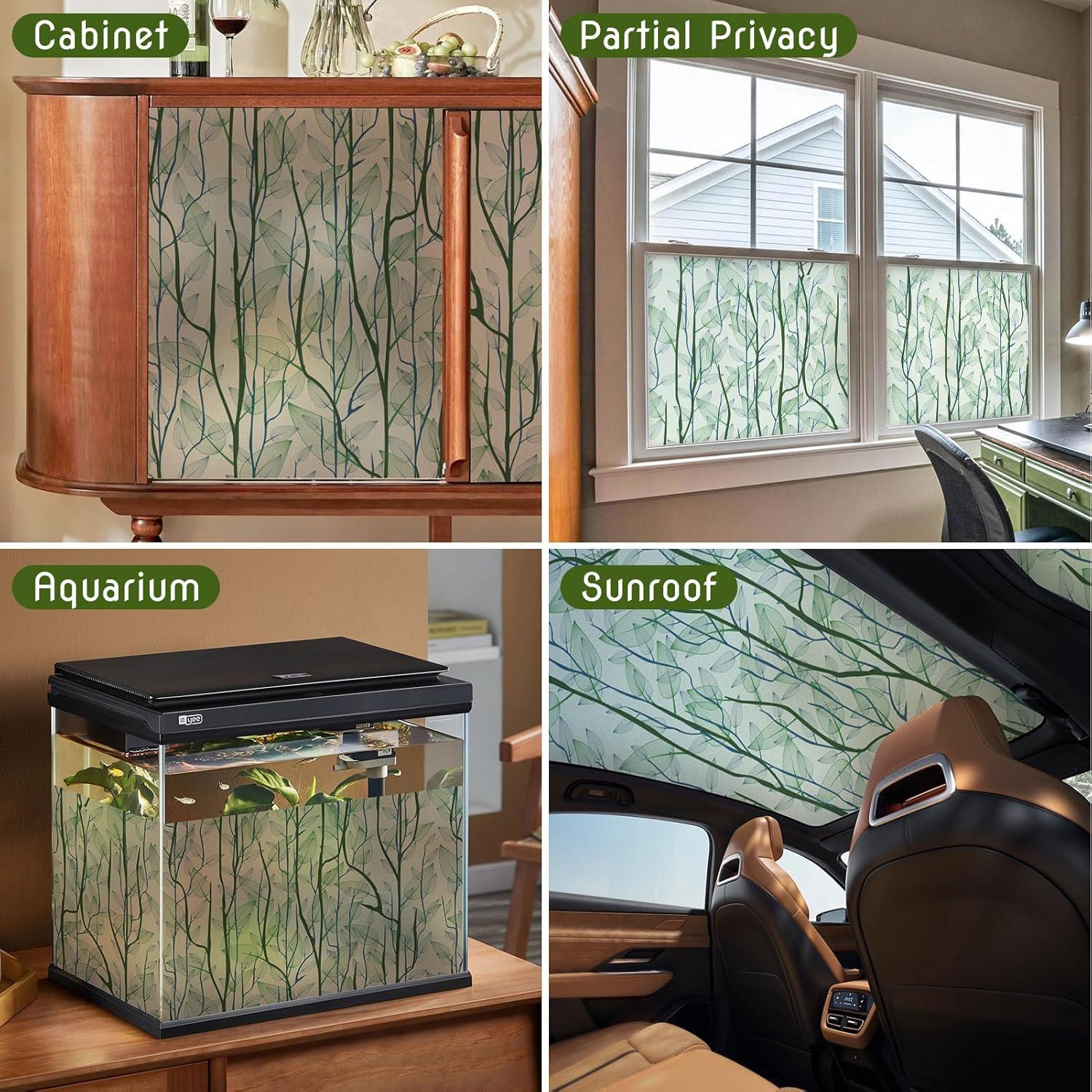 Película de Ventana DKTIE Privacidad 0.89 m² Verde Oscuro