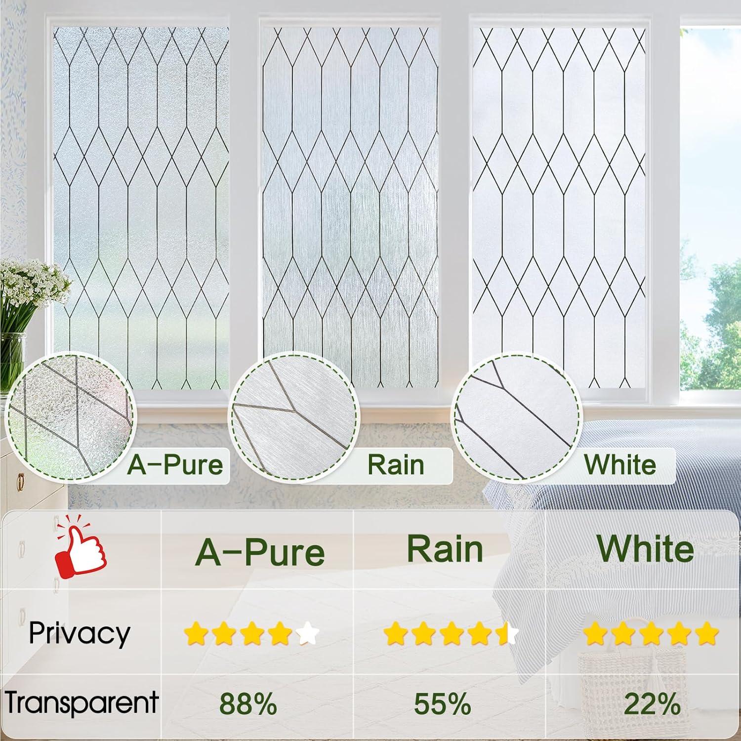 Película de Privacidad Windimiley 44.5x200 cm Vinilo Decorativo