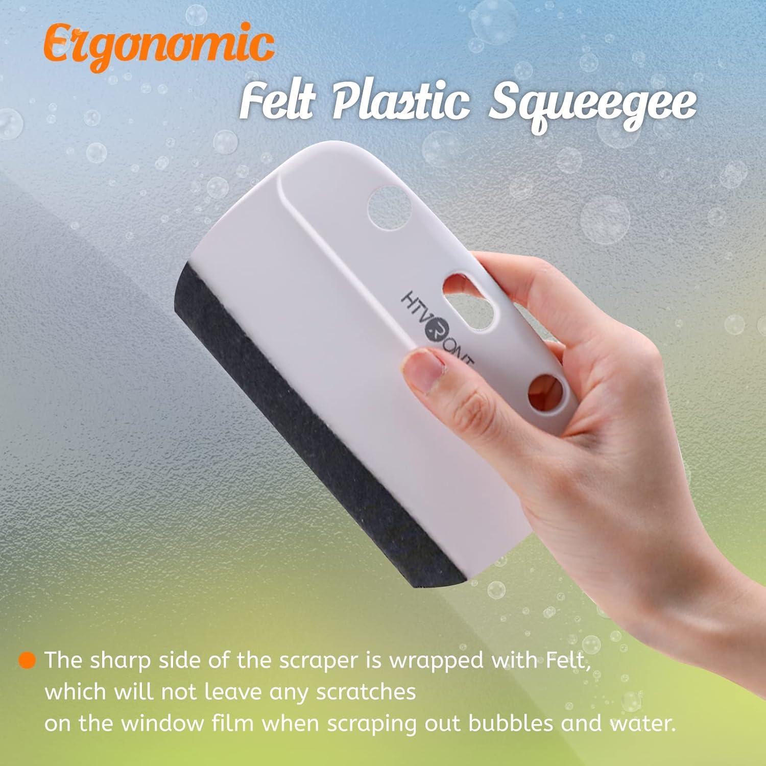 Kit de Instalación de Película para Ventanas HTVRONT - 4 Herramientas