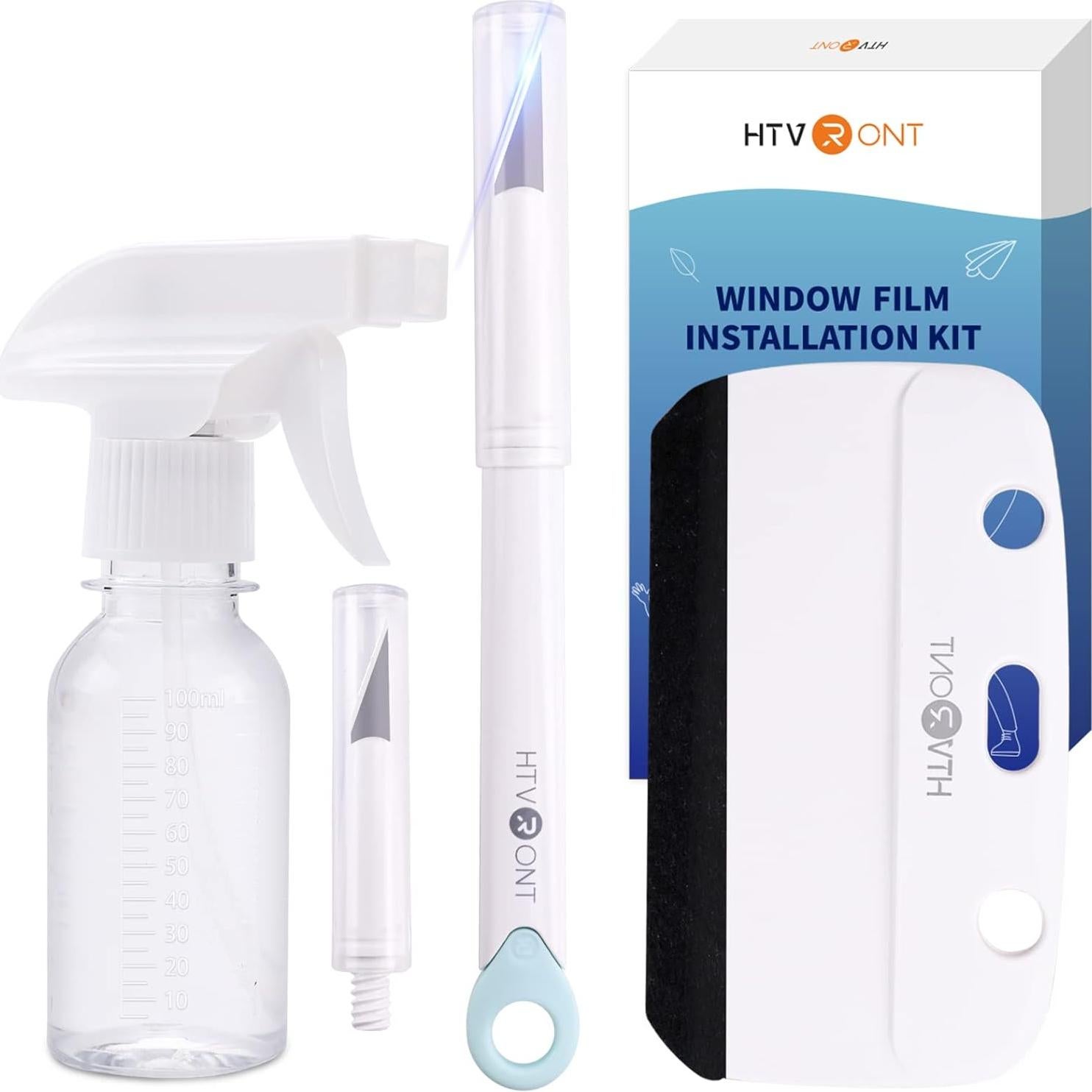 Kit de Instalación de Película para Ventanas HTVRONT - 4 Herramientas