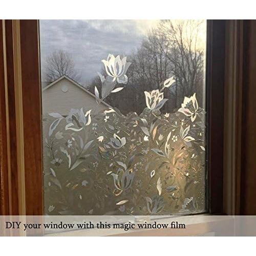 Película de Ventana 3D Niviy 45x200 cm Adhesión Estática