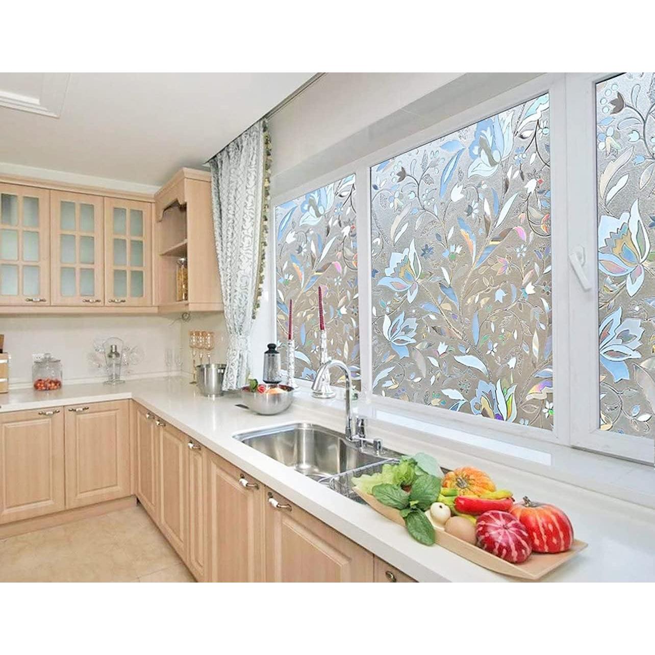 Película de Ventana 3D Niviy 45x200 cm Adhesión Estática