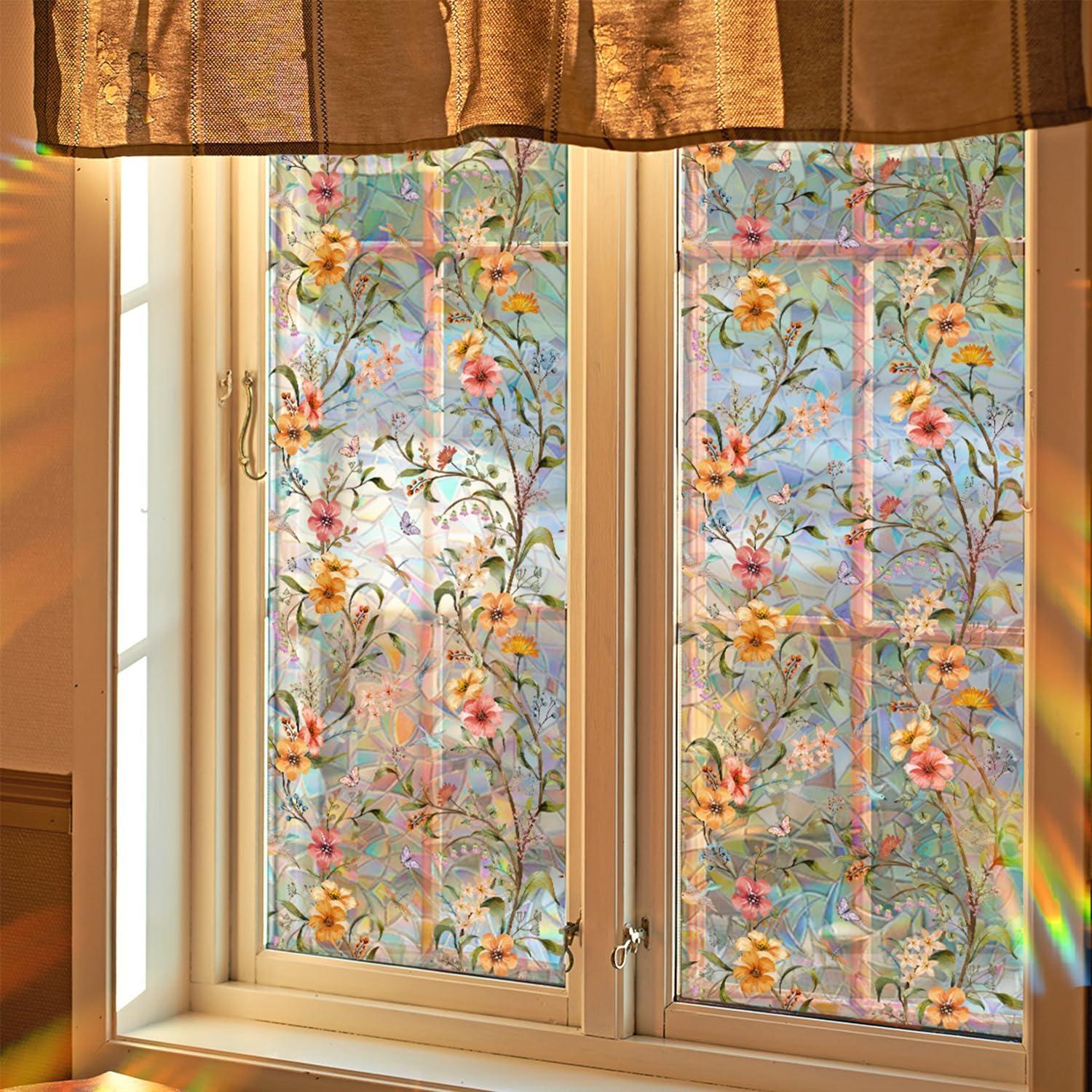 Película de Ventana de Privacidad WBQMUNY 100x40 cm Anti UV