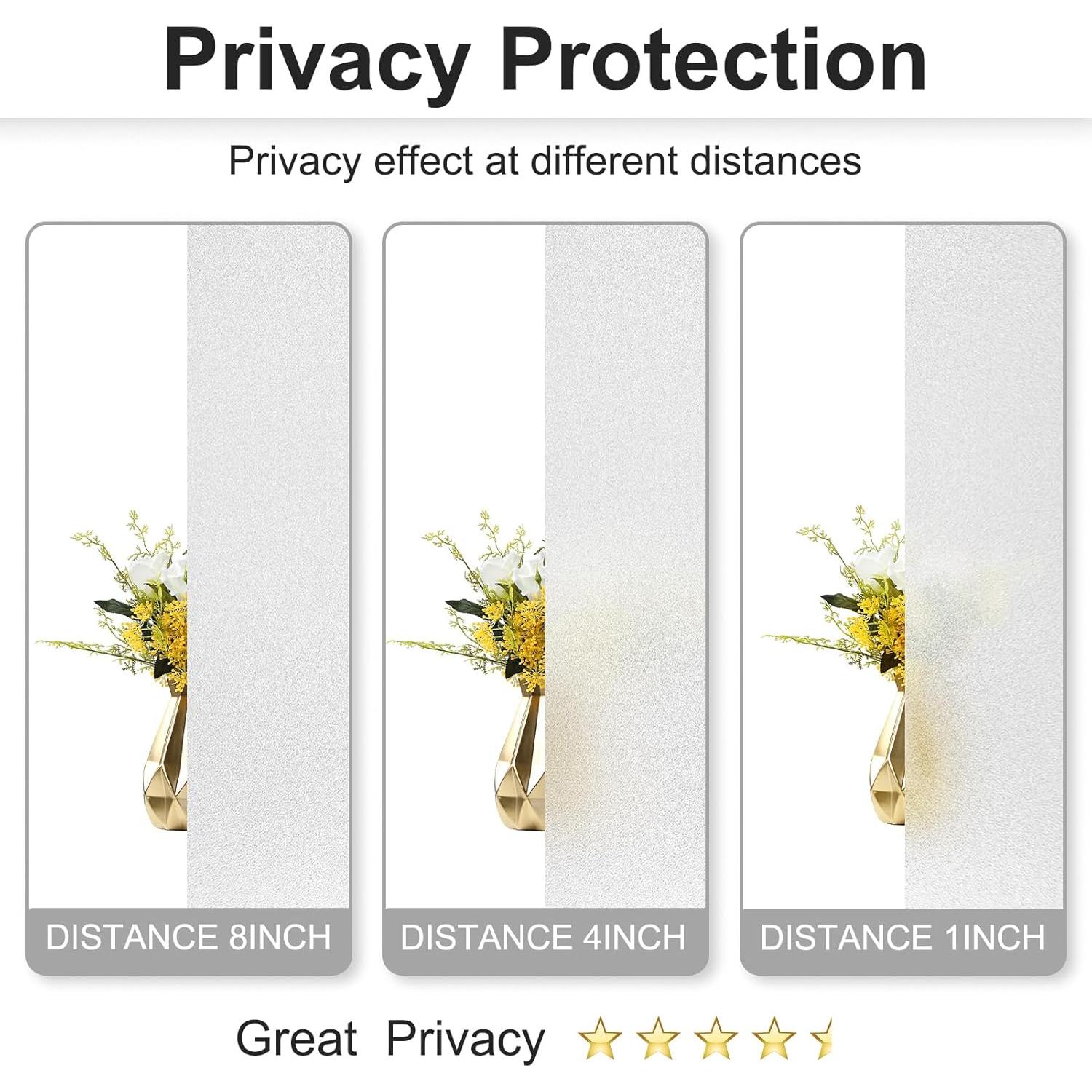 Película de Privacidad Esmerilada MAGIDEKOR 44.5 cm x 2 m