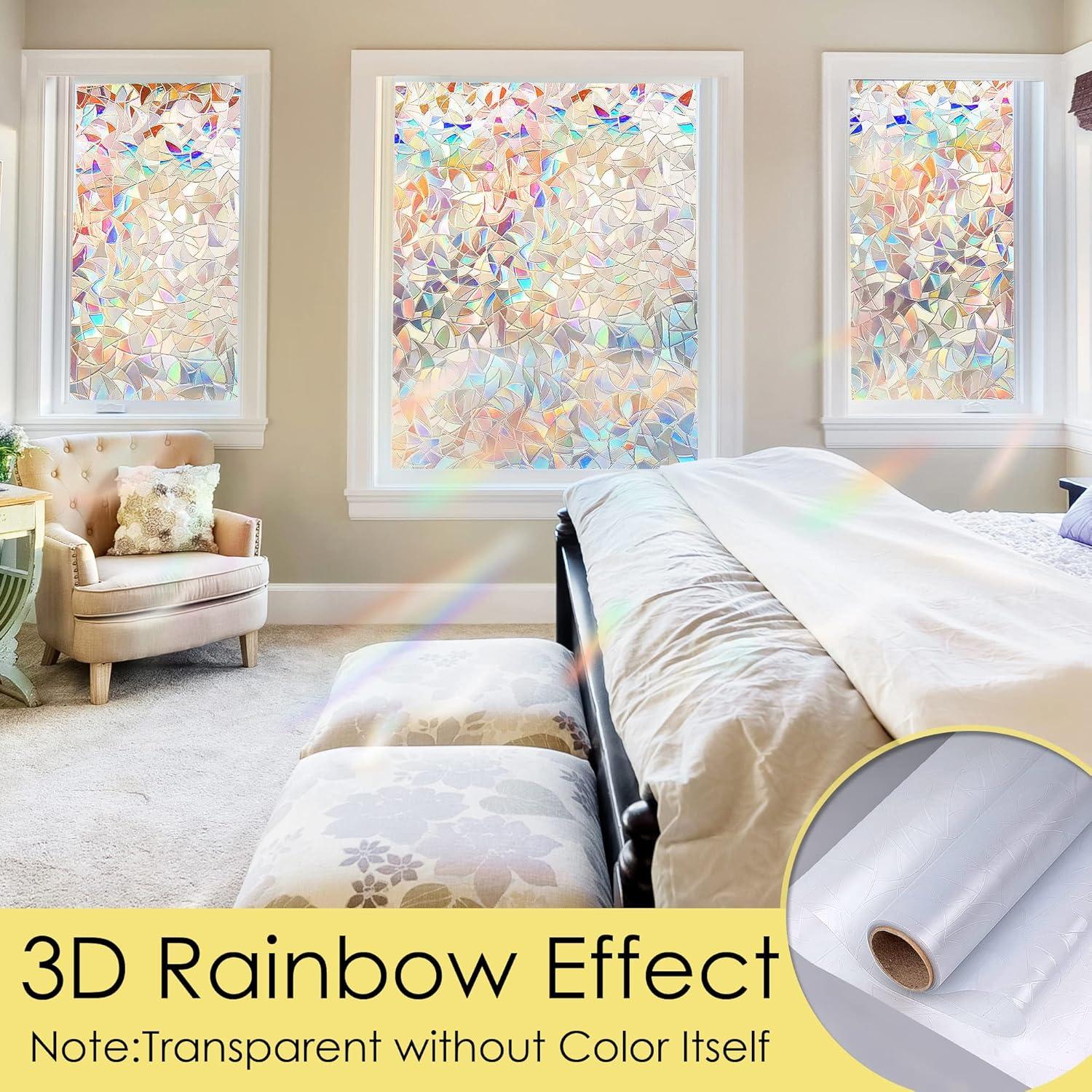 Película de Privacidad Vinilo STATINT 43.9x199.4 cm Arcoíris