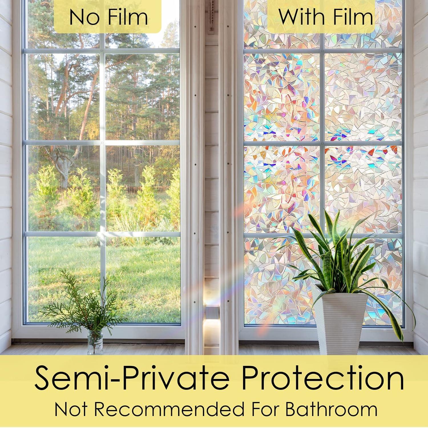 Película de Privacidad Vinilo STATINT 43.9x199.4 cm Arcoíris