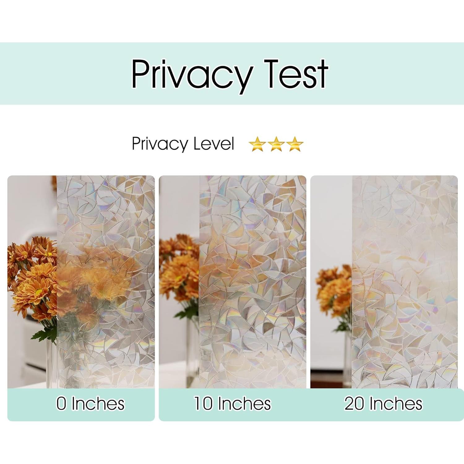 Película de Privacidad Vinilo STATINT 43.9x199.4 cm Arcoíris