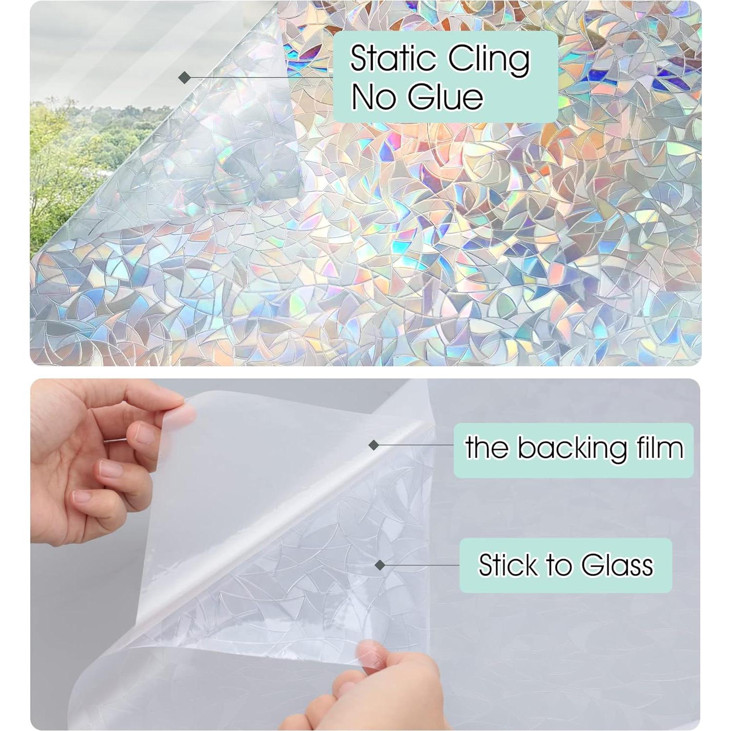 Película de Privacidad Vinilo STATINT 43.9x199.4 cm Arcoíris