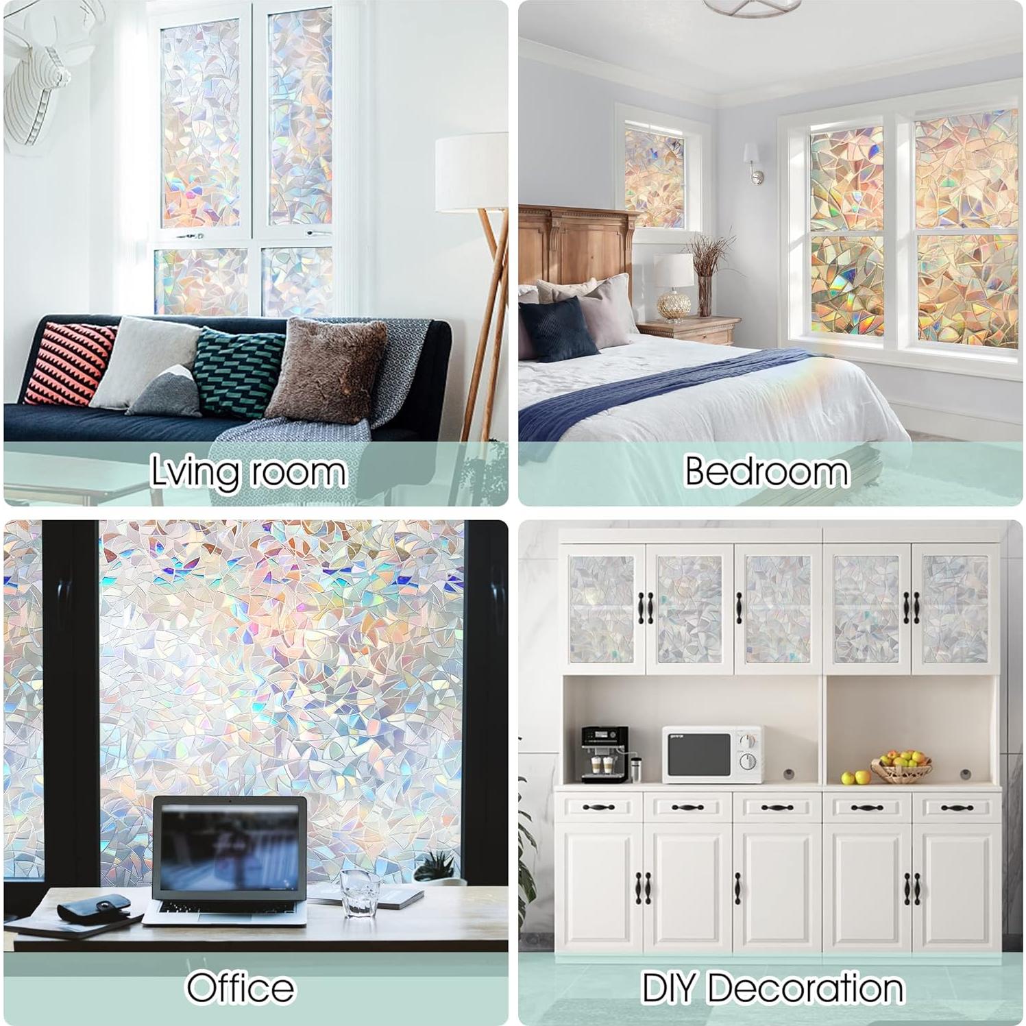 Película de Privacidad Vinilo STATINT 43.9x199.4 cm Arcoíris