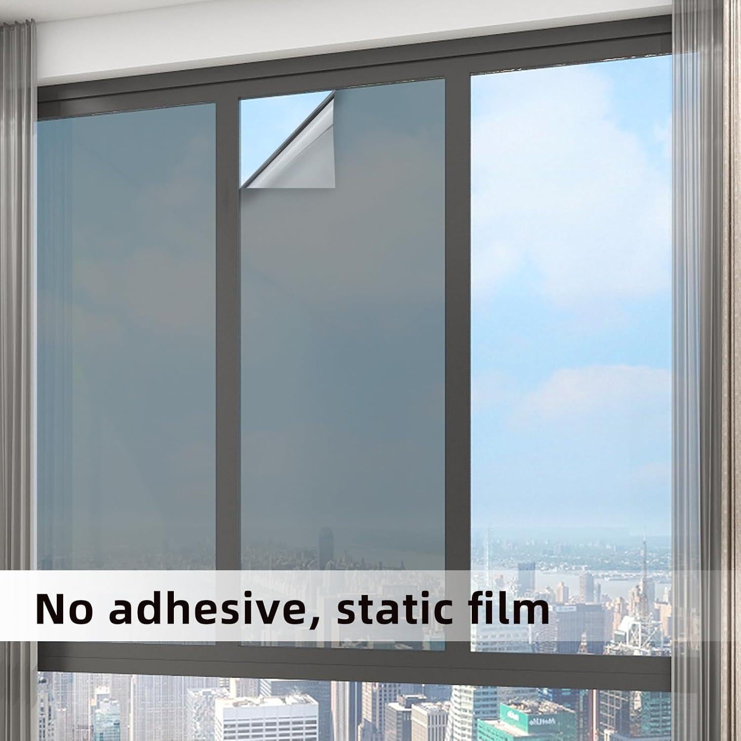 Película de Privacidad para Ventanas JAYONG 44.5x199.8cm