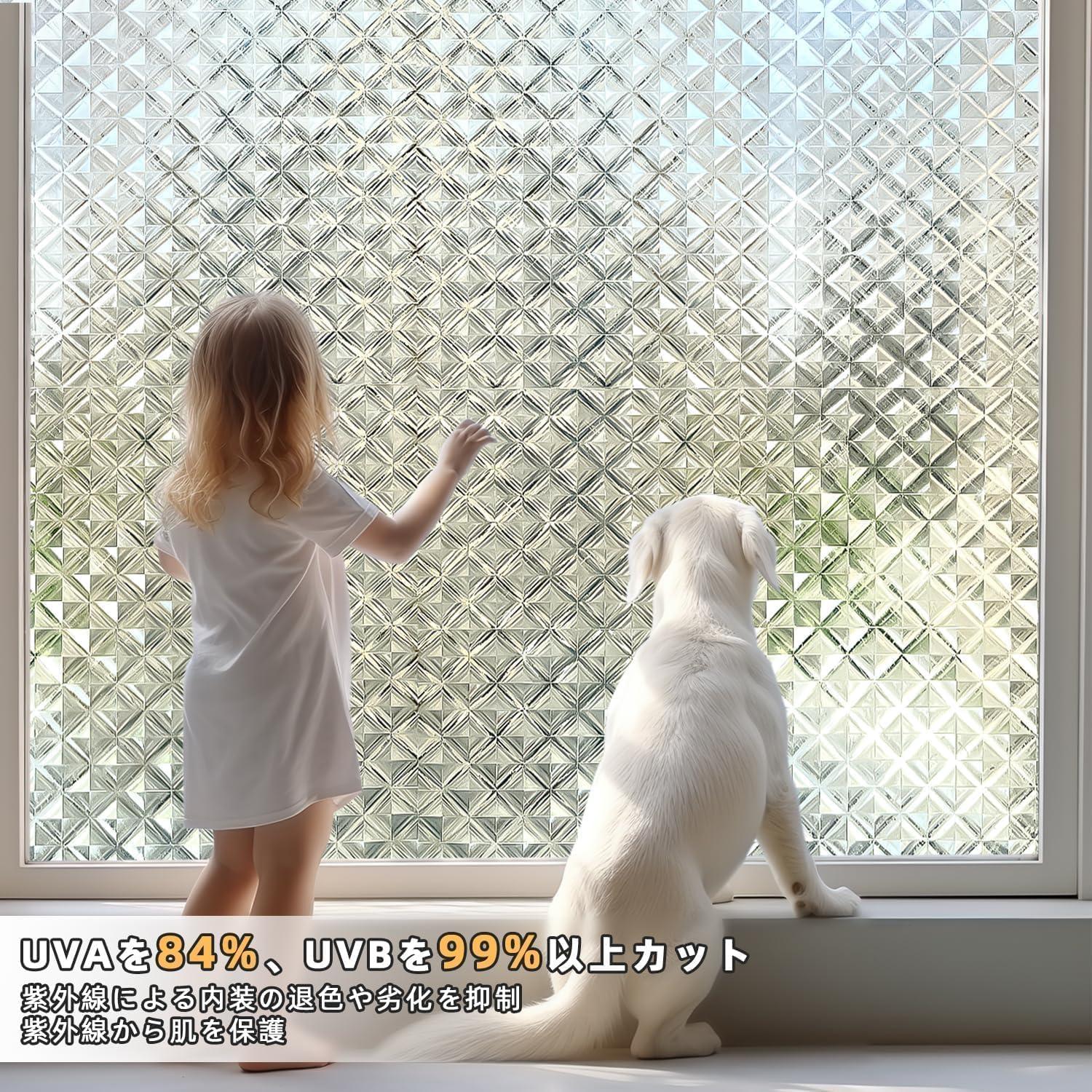 Película de Privacidad para Ventanas Qualsen 44.3x200cm PVC