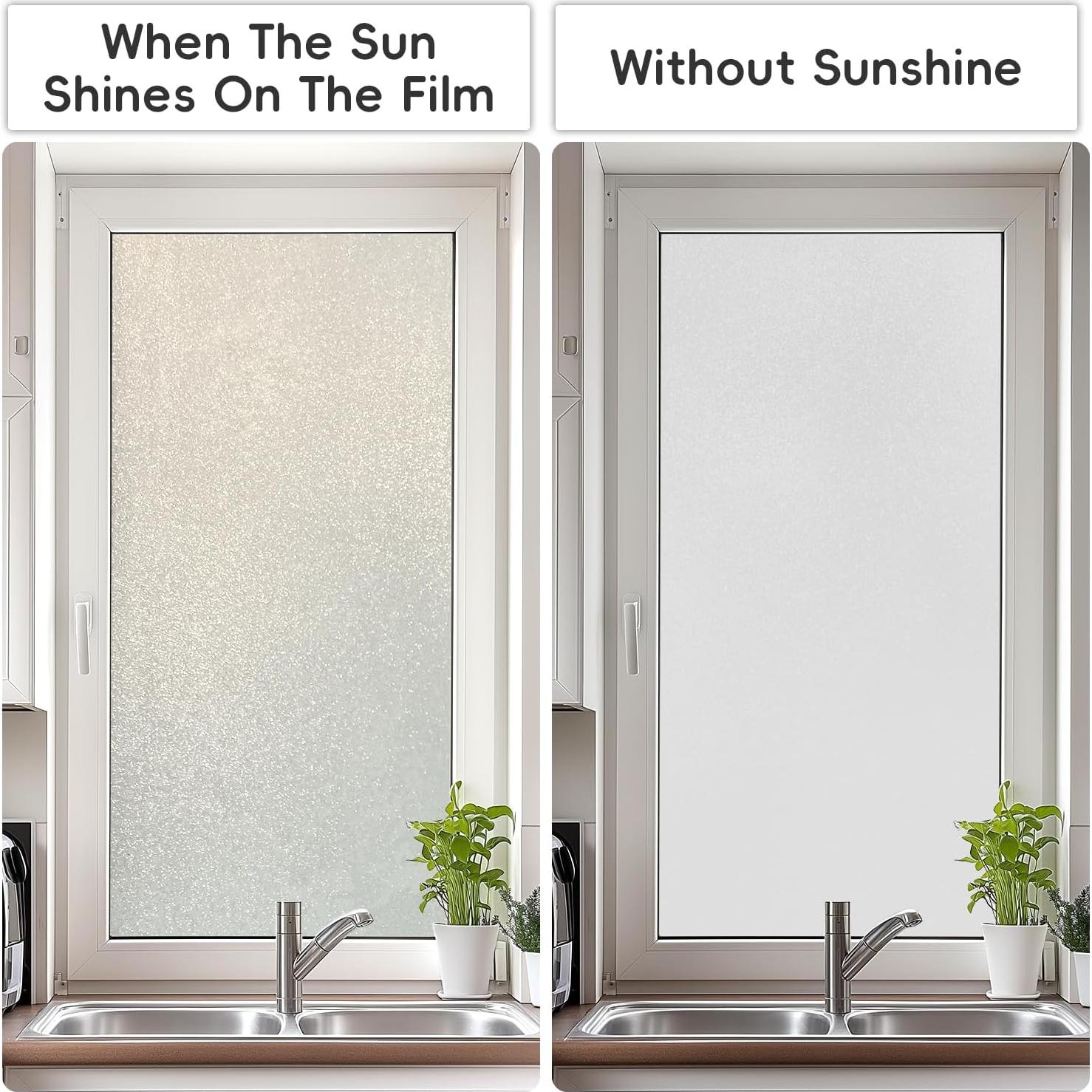 Película de Privacidad para Ventanas DIFIT 30x200 cm Blanca Mate