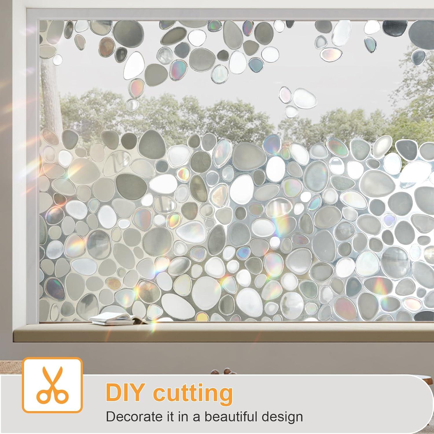 Película de Privacidad SUNDEF FILM 44.5x200 cm 3D Piedra