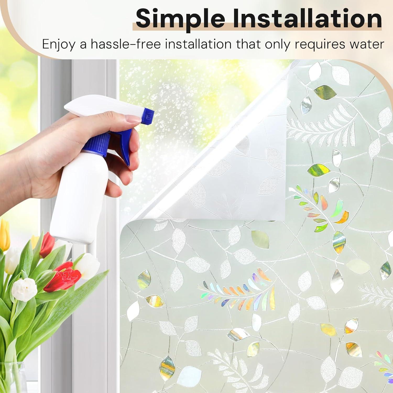 Película de Privacidad Rabbitgoo 3D para Ventanas 44.5x200cm