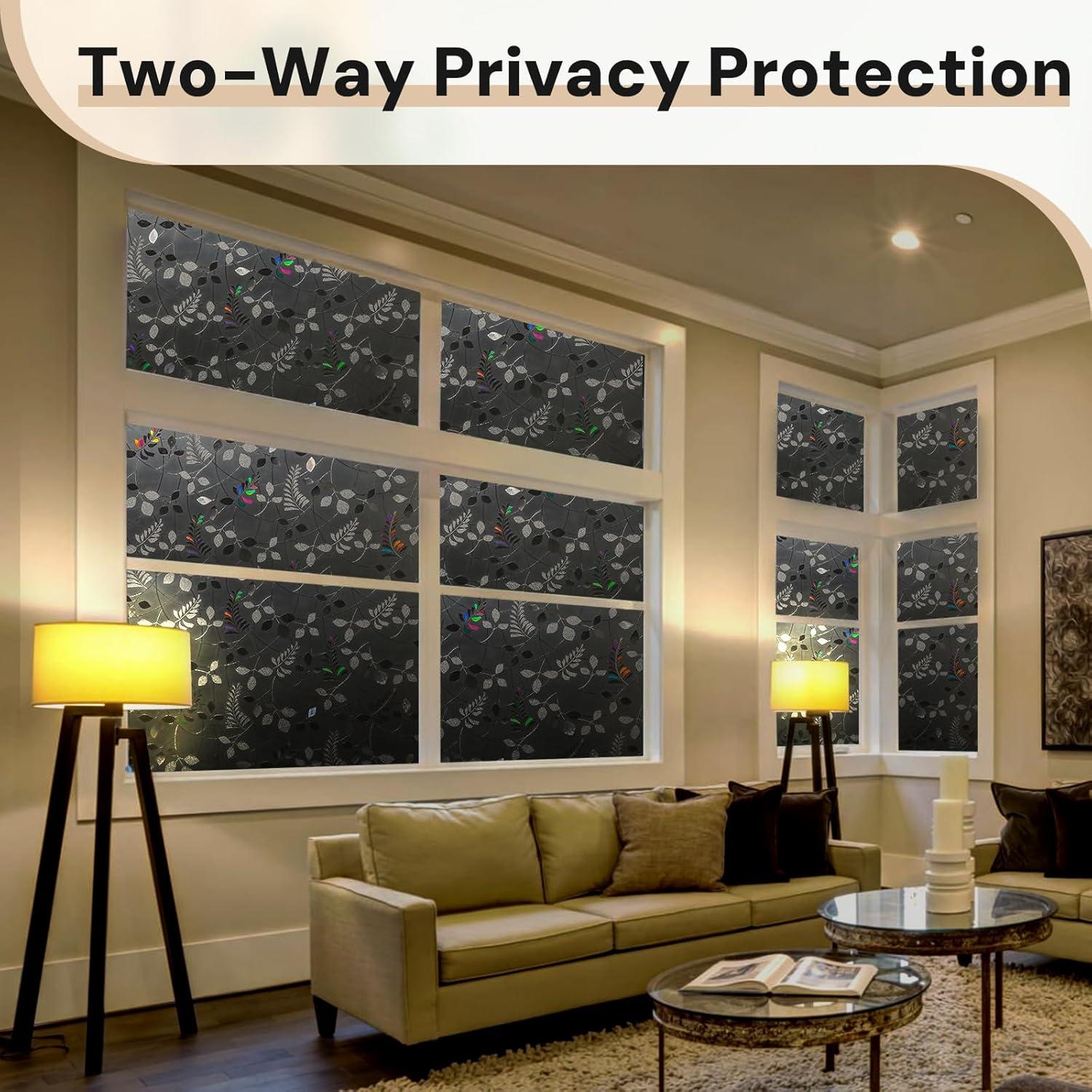 Película de Privacidad Rabbitgoo 3D para Ventanas 44.5x200cm