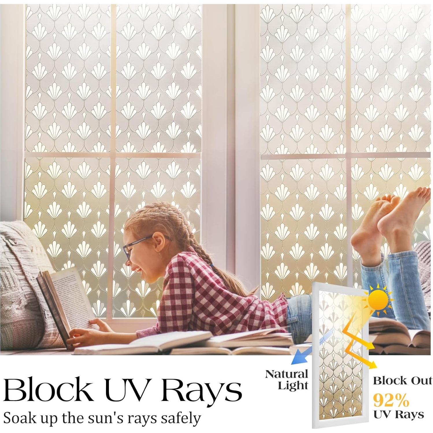 Película de Ventana Rabbitgoo Esmerilada 44.5x200 cm UV