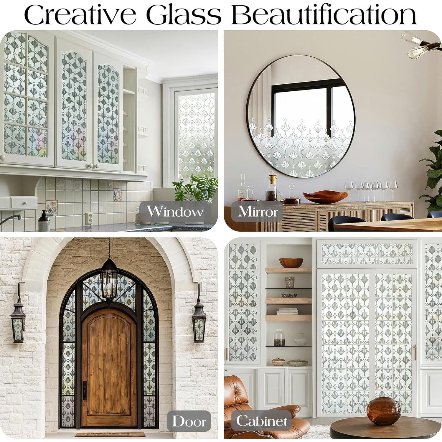 Película de Ventana Rabbitgoo Esmerilada 44.5x200 cm UV