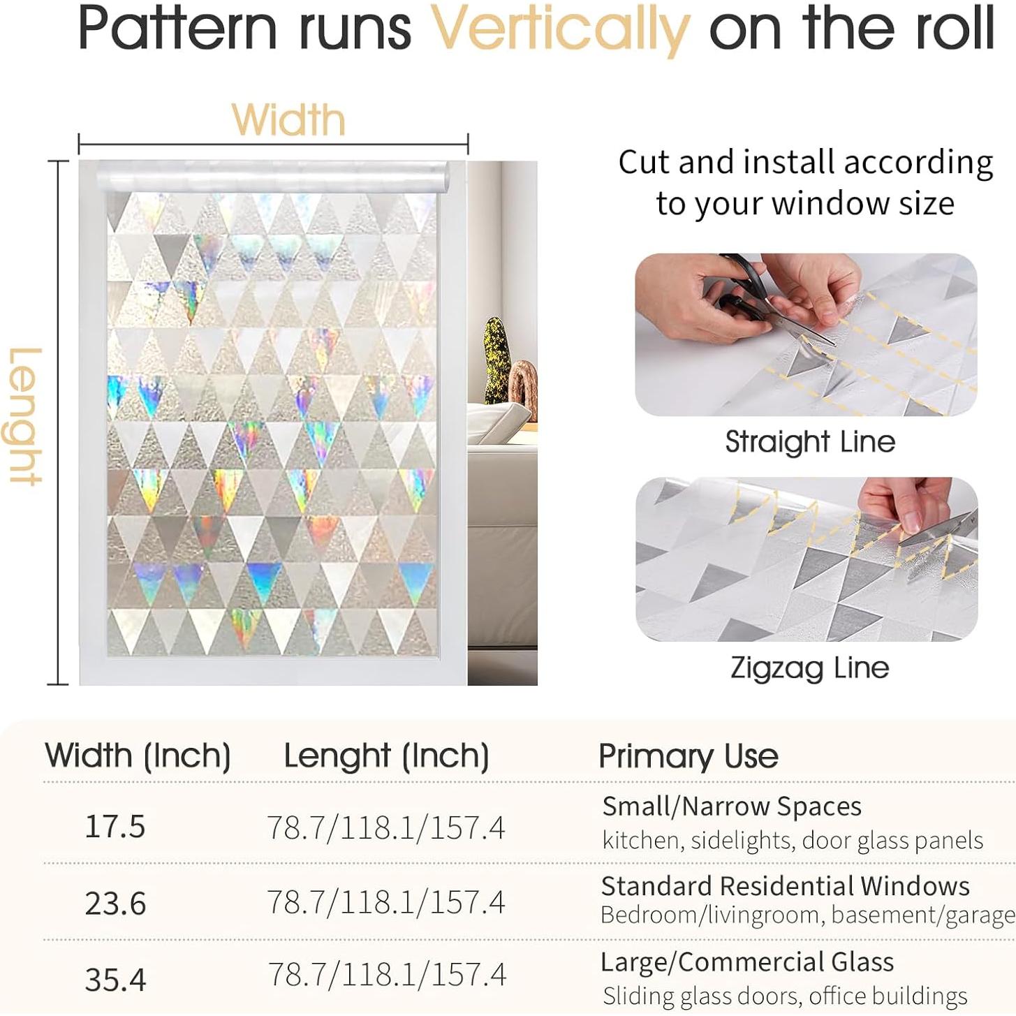 Película de Privacidad para Ventanas LUTE 0.89 m² Transparente
