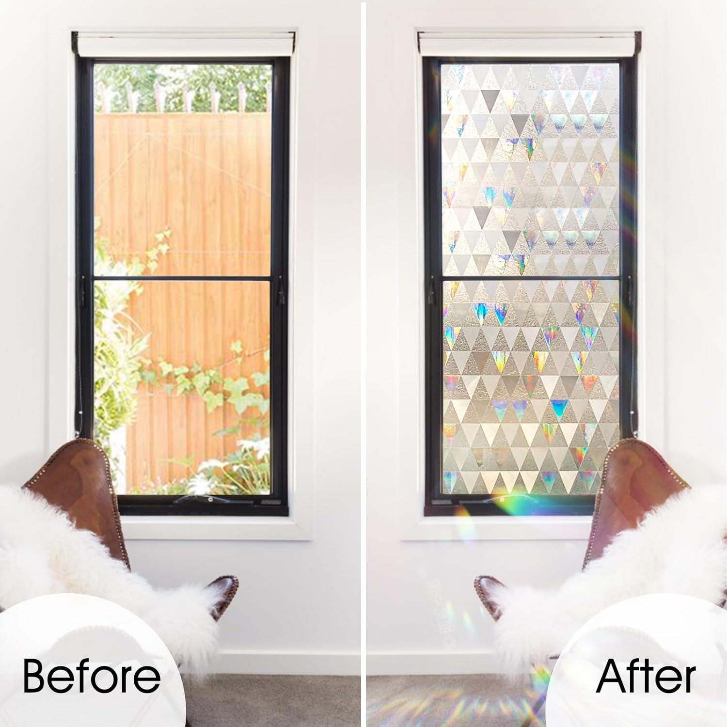 Película de Privacidad para Ventanas LUTE 0.89 m² Transparente