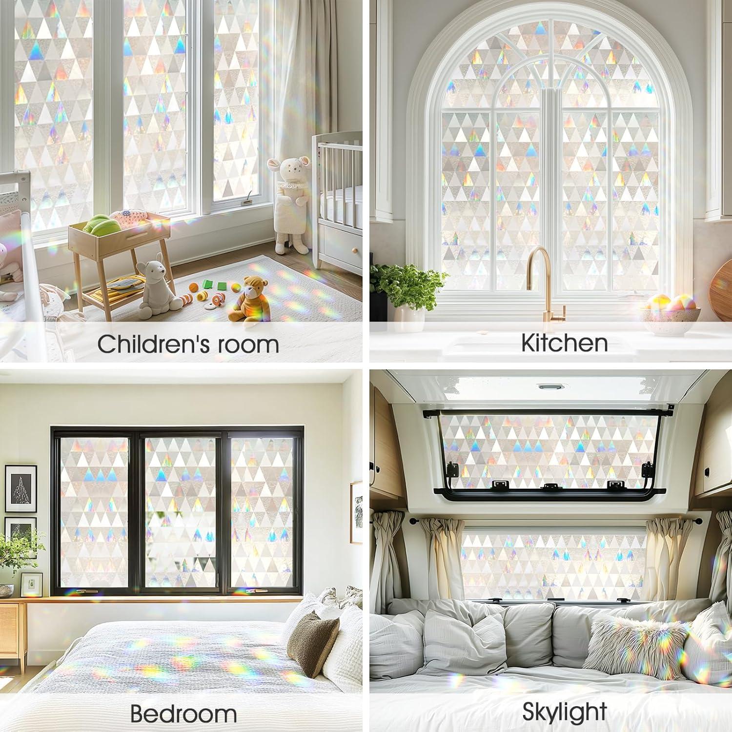 Película de Privacidad para Ventanas LUTE 0.89 m² Transparente