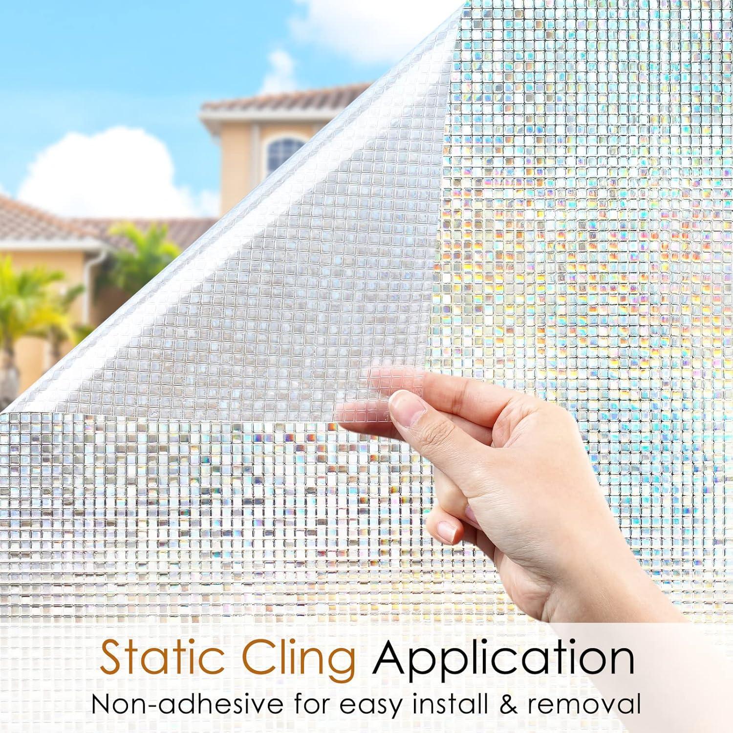 Película de Privacidad para Ventanas rabbitgoo 44.5x200 cm