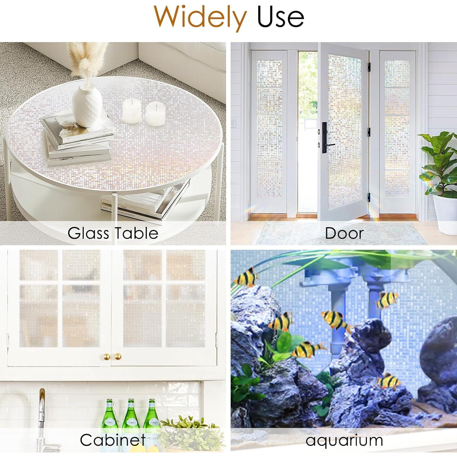 Película de Privacidad para Ventanas rabbitgoo 44.5x200 cm