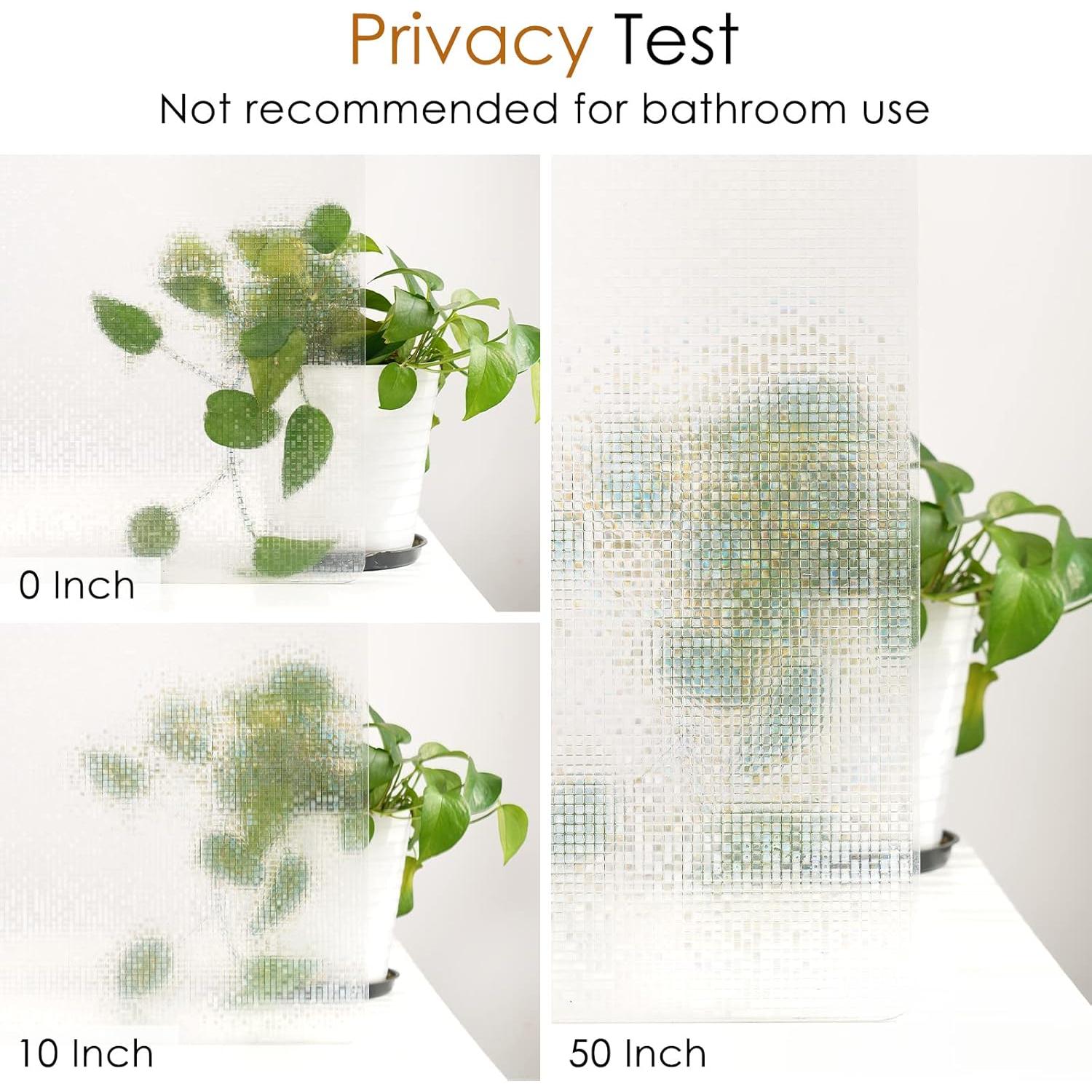 Película de Privacidad para Ventanas rabbitgoo 44.5x200 cm