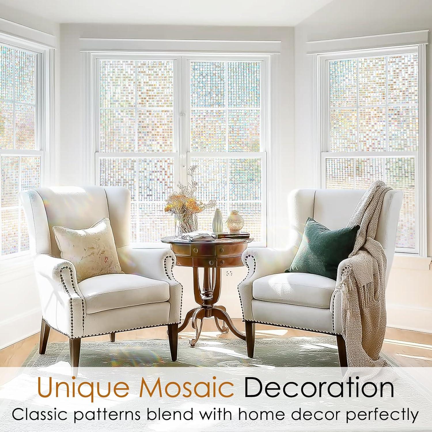 Película de Privacidad para Ventanas rabbitgoo 44.5x200 cm