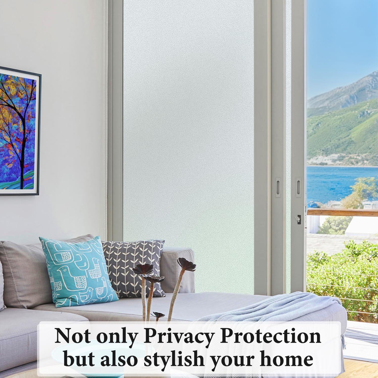 Película de Privacidad DUOFIRE 30x200 cm Esmerilado Anti-UV