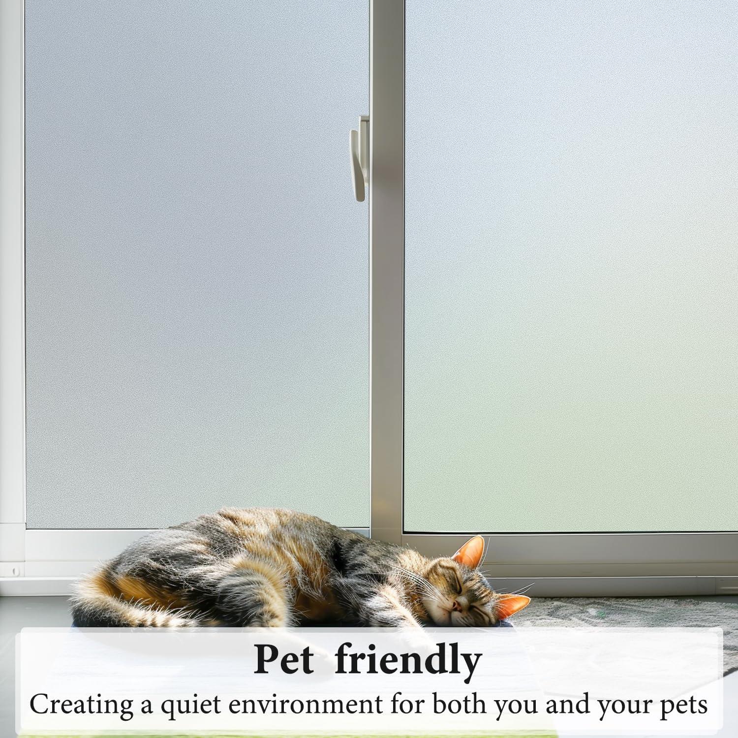 Película de Privacidad DUOFIRE 30x200 cm Esmerilado Anti-UV