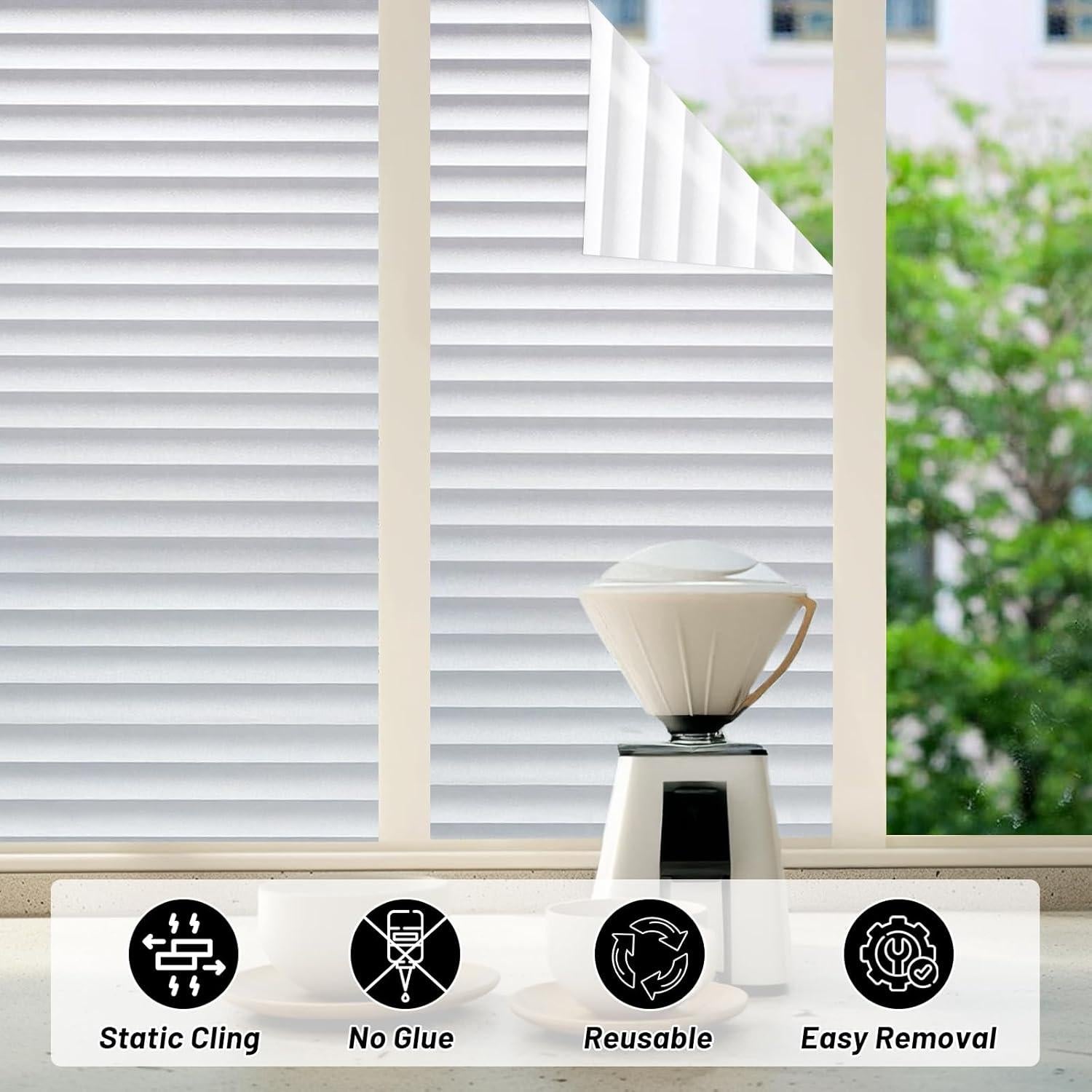 Película de Ventana DUOFIRE 30x200 cm Anti-UV Privacidad