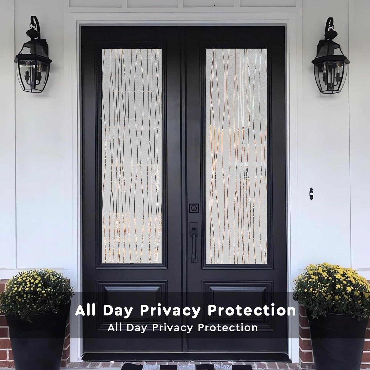 Película de Privacidad NINETREX 44.5x200cm Anti-UV Rayas