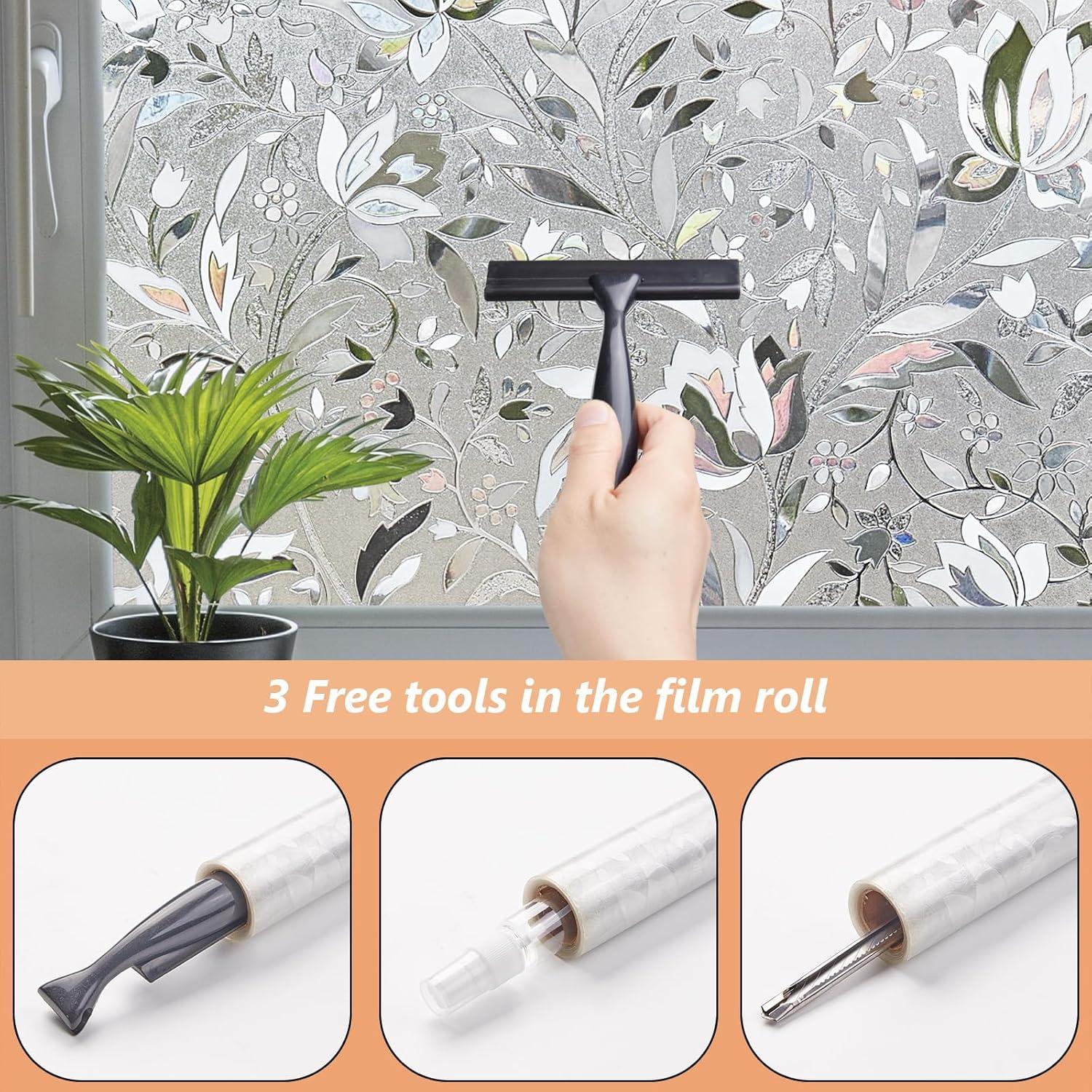 Película Decorativa de Ventana Donox 44.5x198.1 cm Vinilo