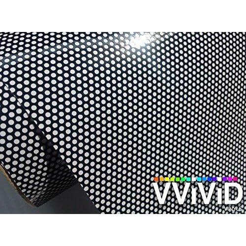 Película de Ventana Perforada VViViD 30.48x121.92 cm Vinilo Negro