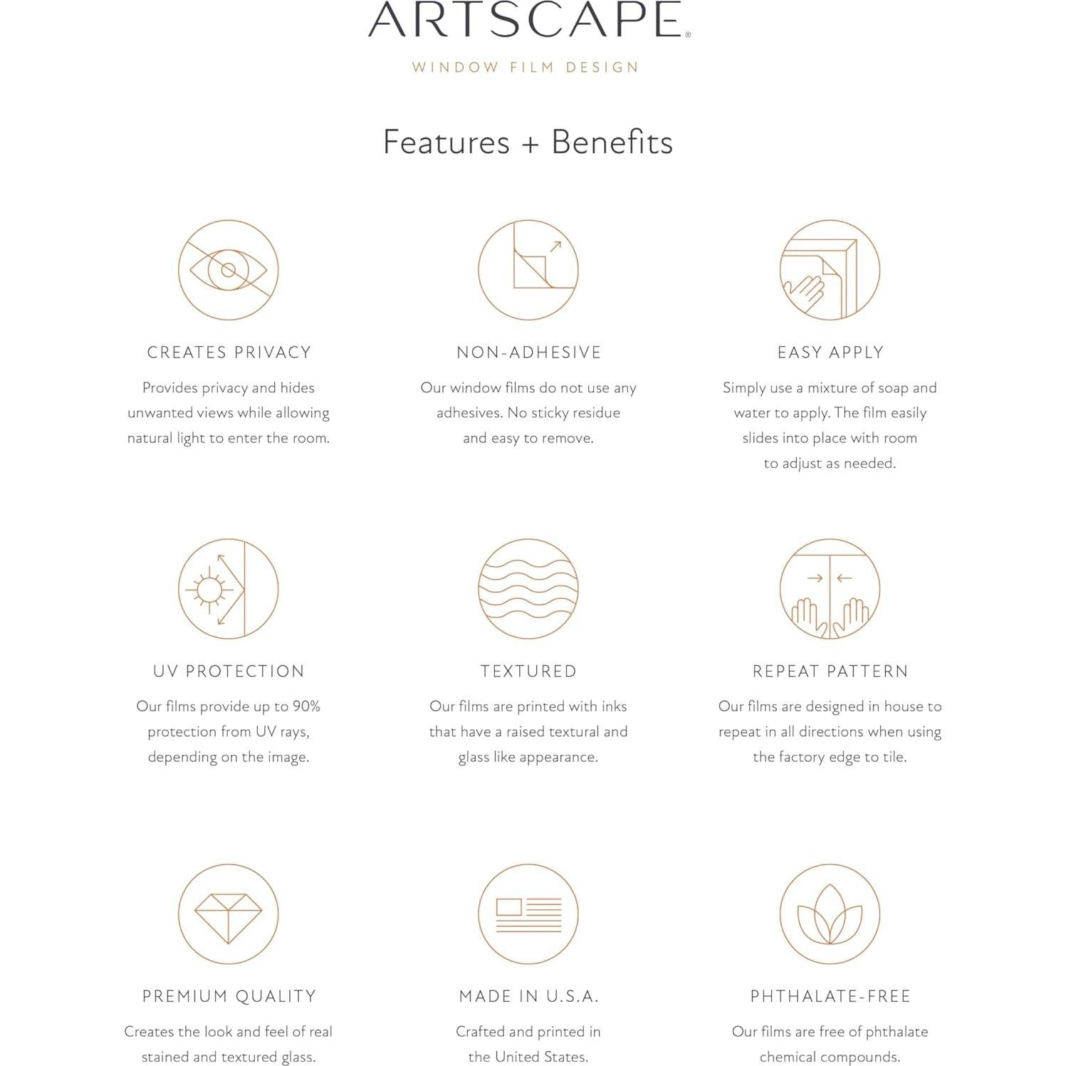 Película de Ventana Artscape Viejo Inglés 91.44x182.88cm UV