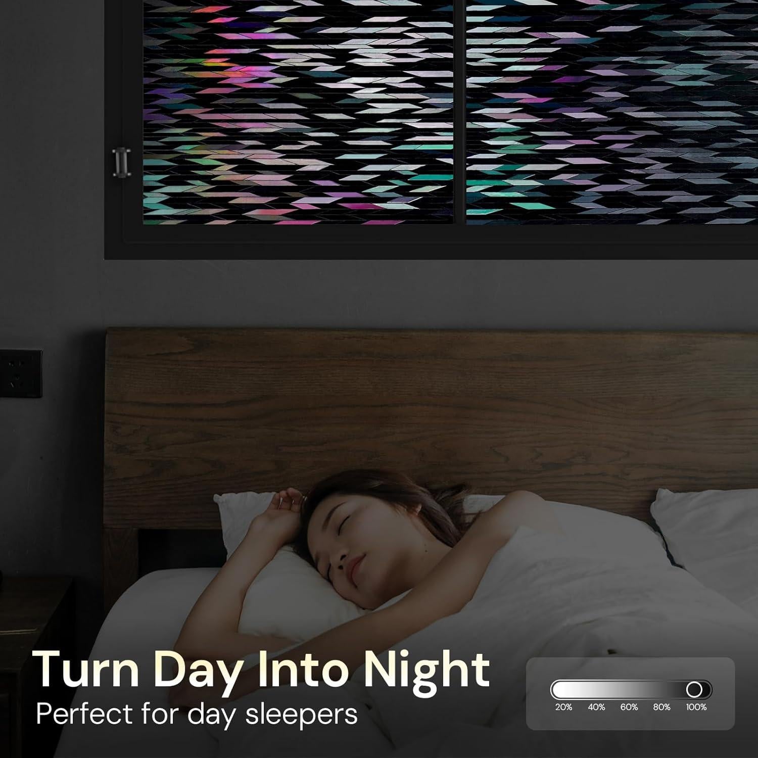 Película de Privacidad Rabbitgoo 44.5x200cm Opaca UV